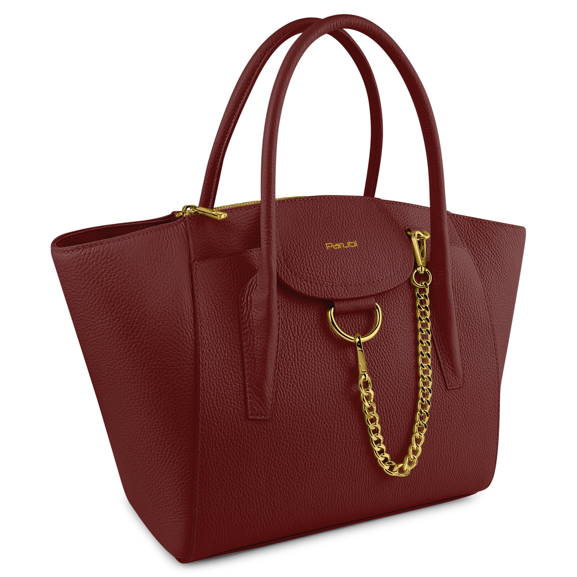 Borsa Donna a Mano con Tracolla, In Vera Pelle Morbida, Made in Italy, Modello Grace Parubi Borse - vista 86
