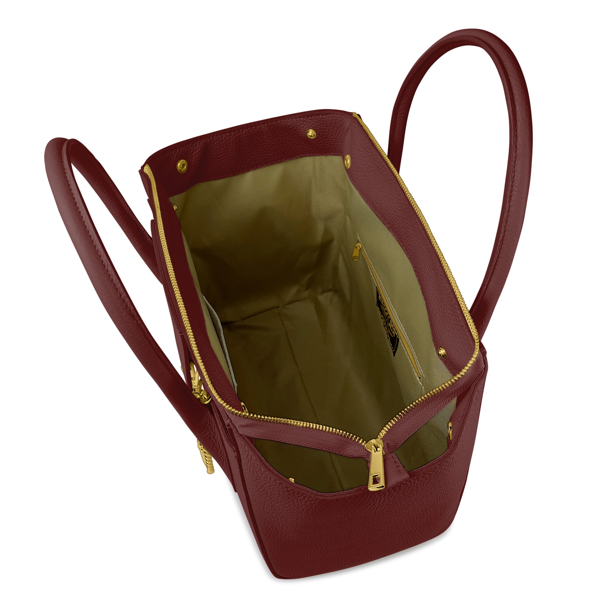 Borsa Donna a Mano con Tracolla, In Vera Pelle Morbida, Made in Italy, Modello Grace Parubi Borse - vista 91