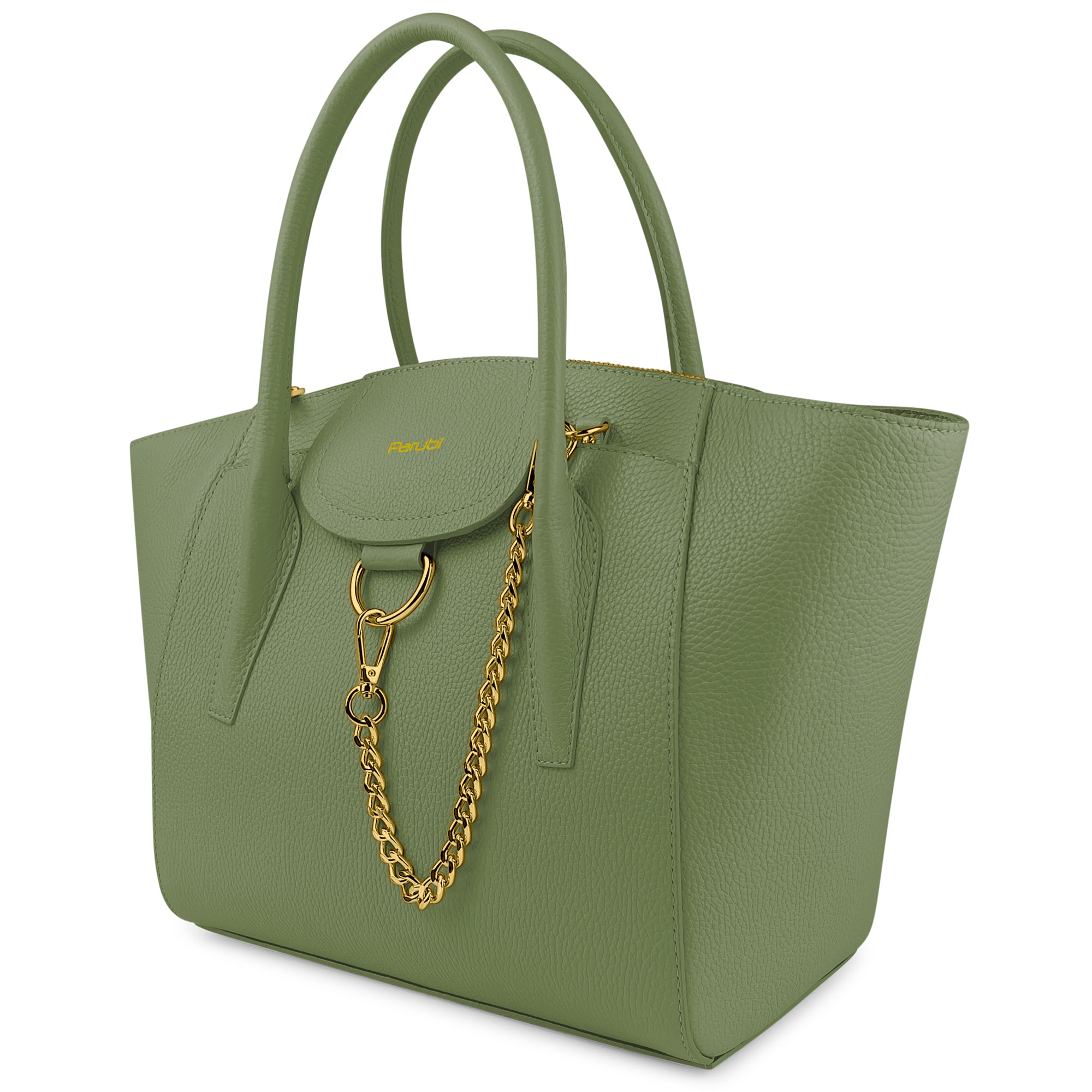 Borsa Donna a Mano con Tracolla, In Vera Pelle Morbida, Made in Italy, Modello Grace Parubi Borse - vista 3