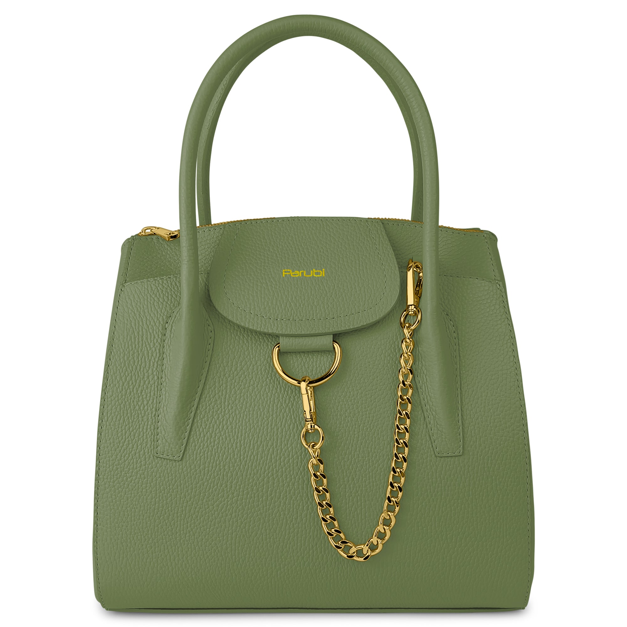 Borsa Donna a Mano con Tracolla, In Vera Pelle Morbida, Made in Italy, Modello Grace Parubi Borse - vista 5