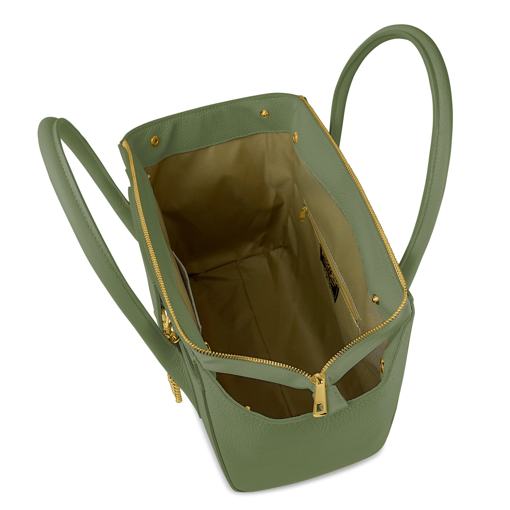 Borsa Donna a Mano con Tracolla, In Vera Pelle Morbida, Made in Italy, Modello Grace Parubi Borse - vista 7