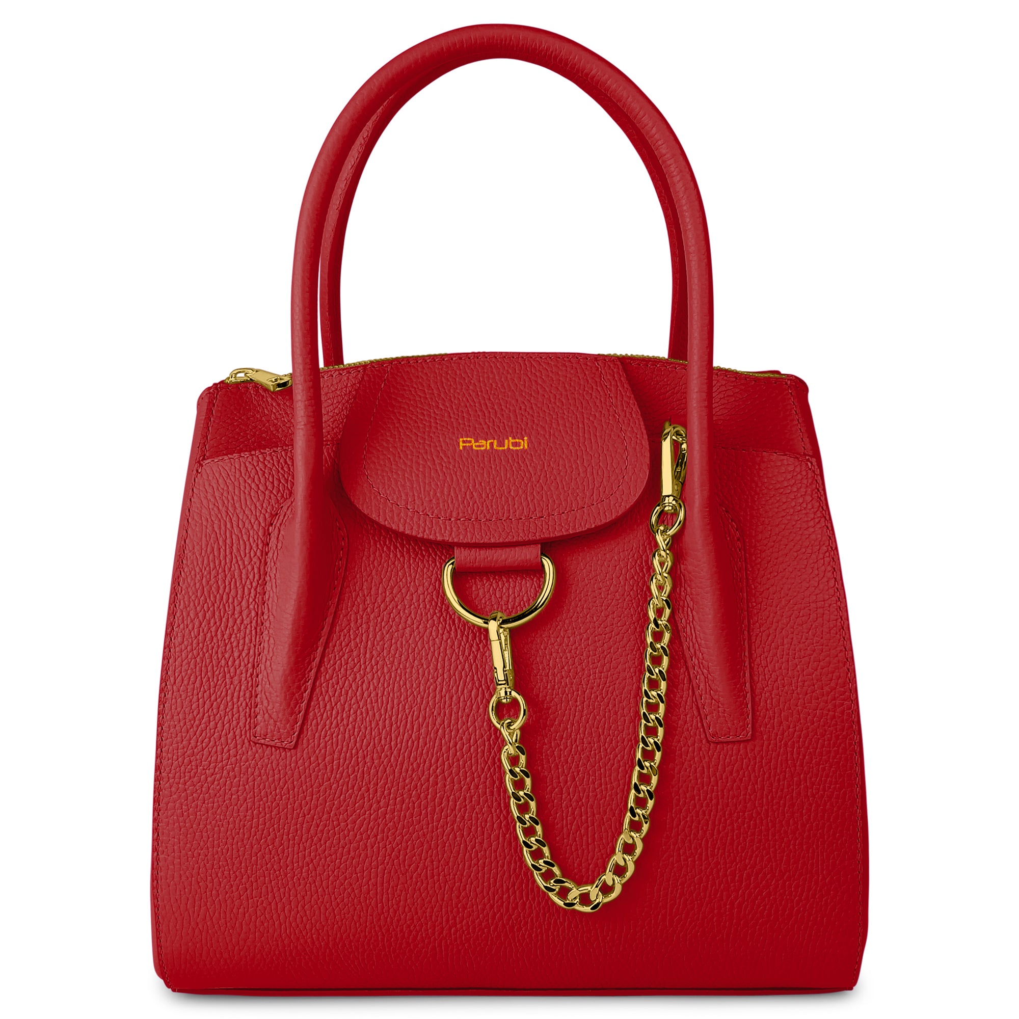 Borsa Donna a Mano con Tracolla, In Vera Pelle Morbida, Made in Italy, Modello Grace Parubi Borse - vista 12
