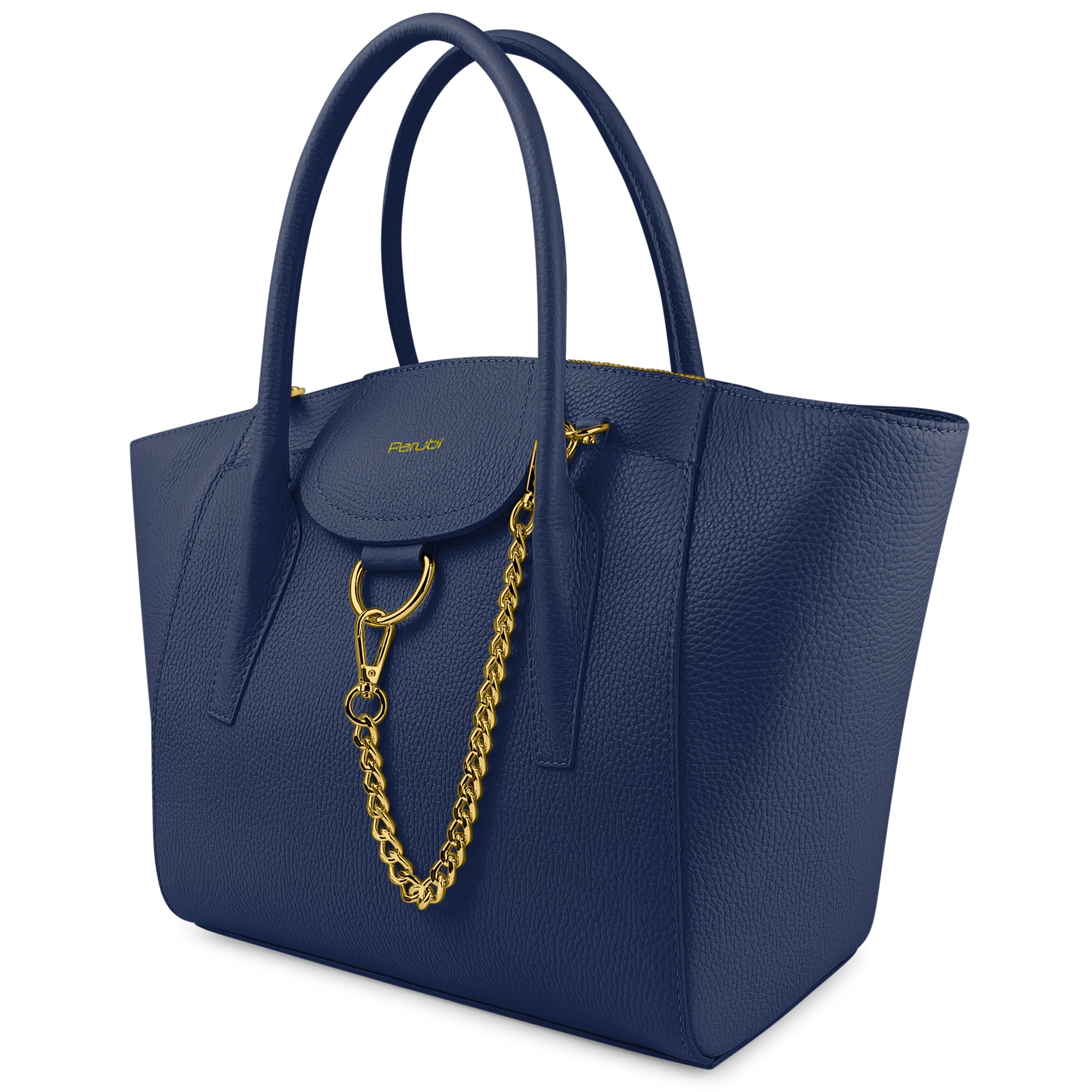 Borsa Donna a Mano con Tracolla, In Vera Pelle Morbida, Made in Italy, Modello Grace Parubi Borse - vista 59