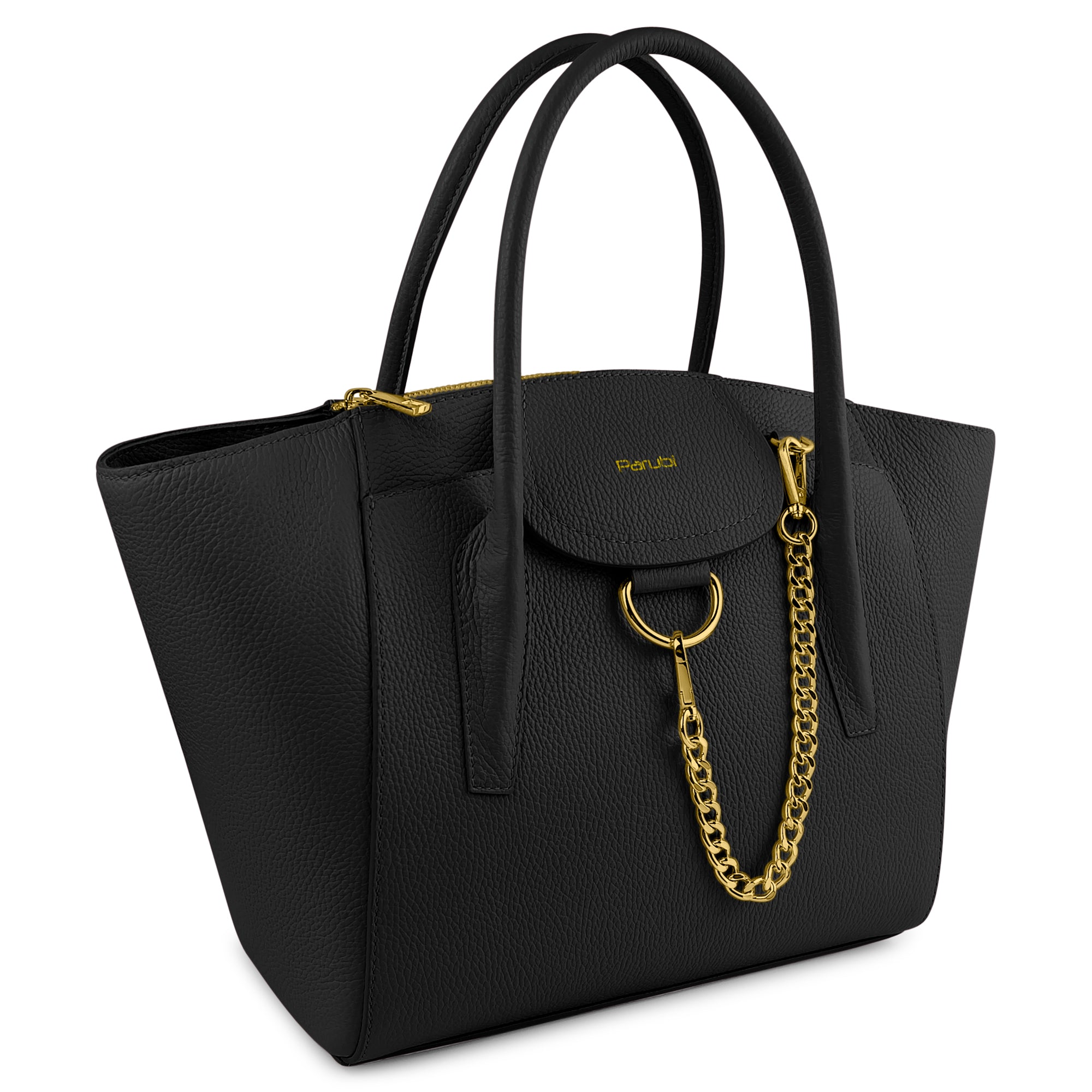 Borsa Donna a Mano con Tracolla, In Vera Pelle Morbida, Made in Italy, Modello Grace Parubi Borse - vista 23