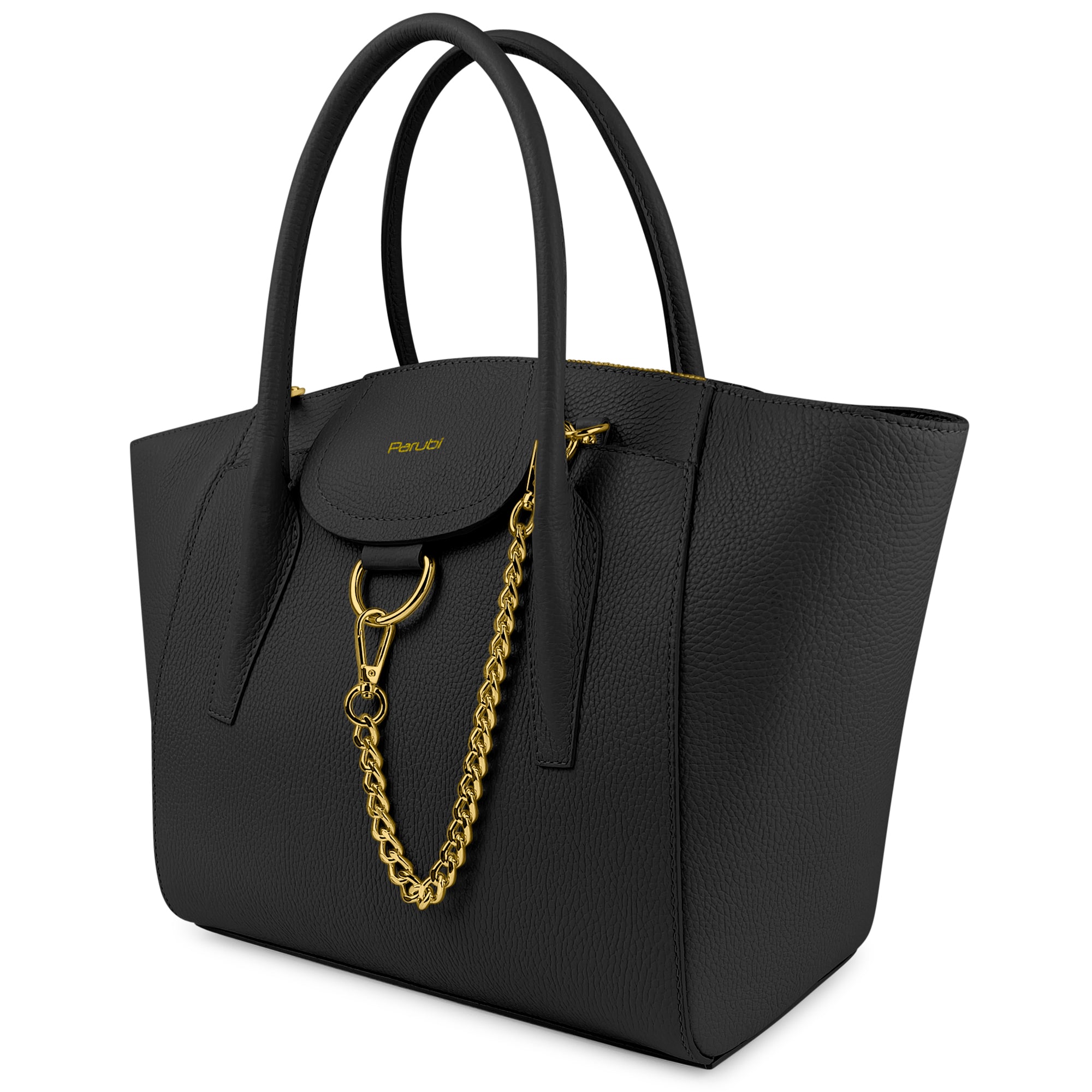 Borsa Donna a Mano con Tracolla, In Vera Pelle Morbida, Made in Italy, Modello Grace Parubi Borse - vista 24