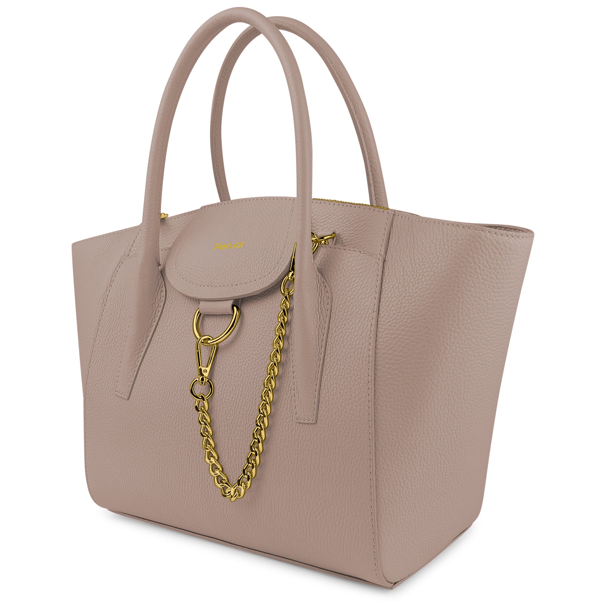 Borsa Donna a Mano con Tracolla, In Vera Pelle Morbida, Made in Italy, Modello Grace Parubi Borse - vista 38