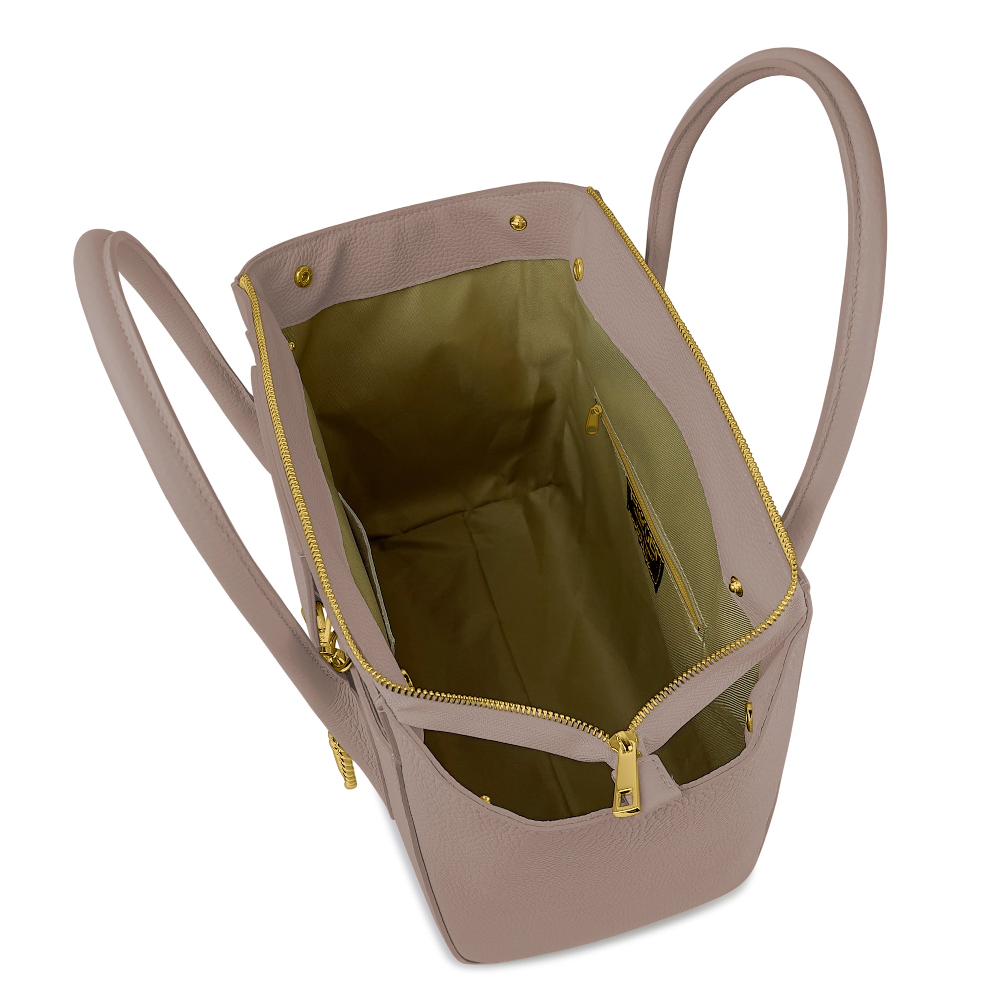 Borsa Donna a Mano con Tracolla, In Vera Pelle Morbida, Made in Italy, Modello Grace Parubi Borse - vista 42