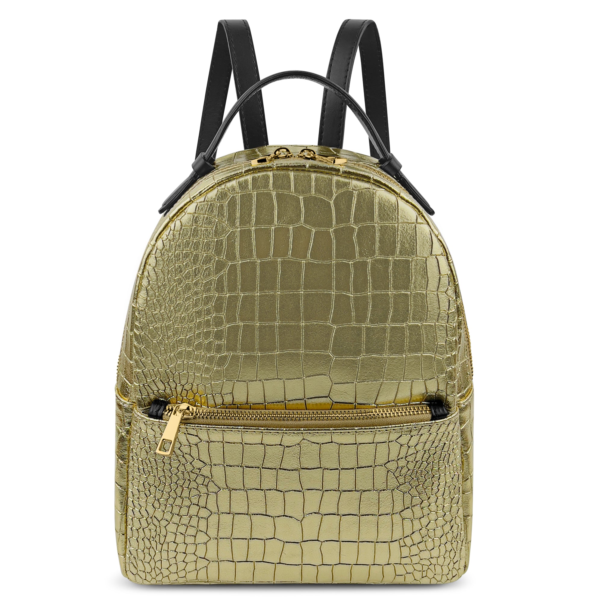 Parubi, Women's Backpack, In Genuine Grain Leather, Made in Italy, Model Amelia