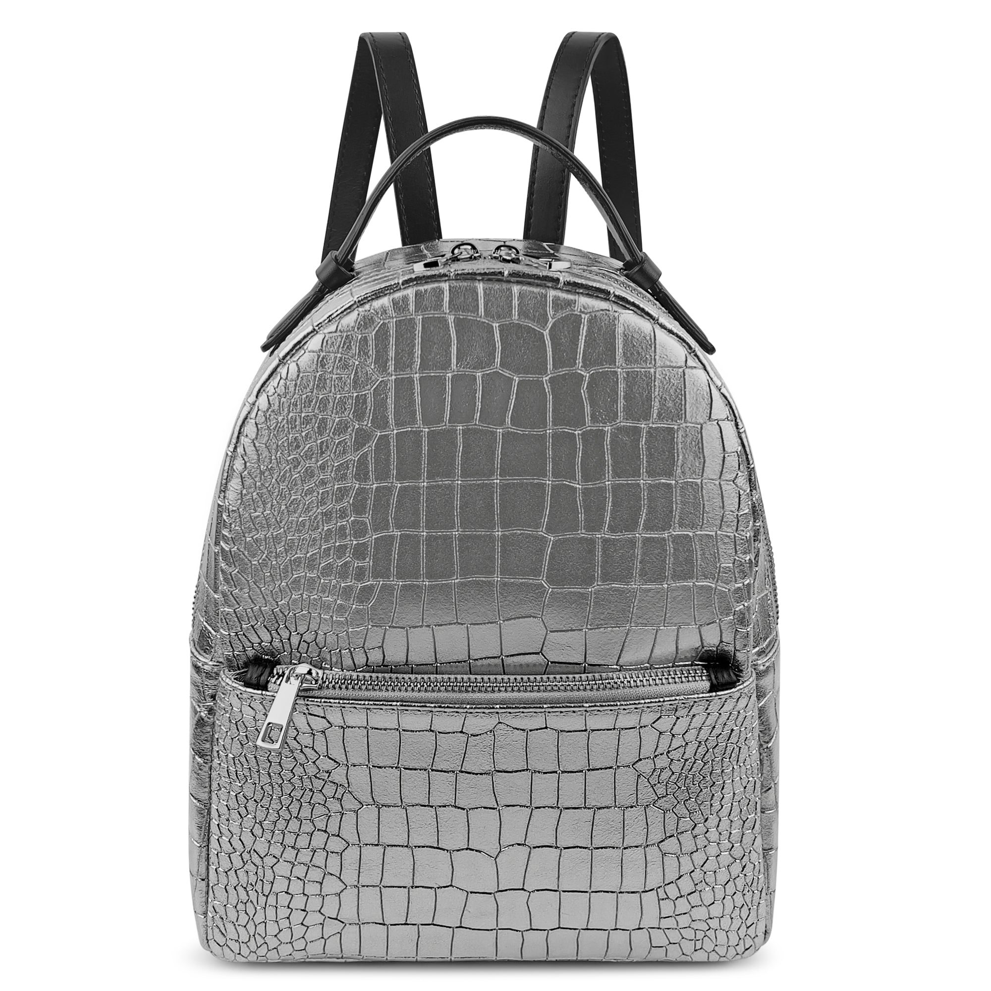 Parubi, Zaino Donna, In Vera Pelle Grana Dollaro, Made in Italy, Modello Amelia Argento