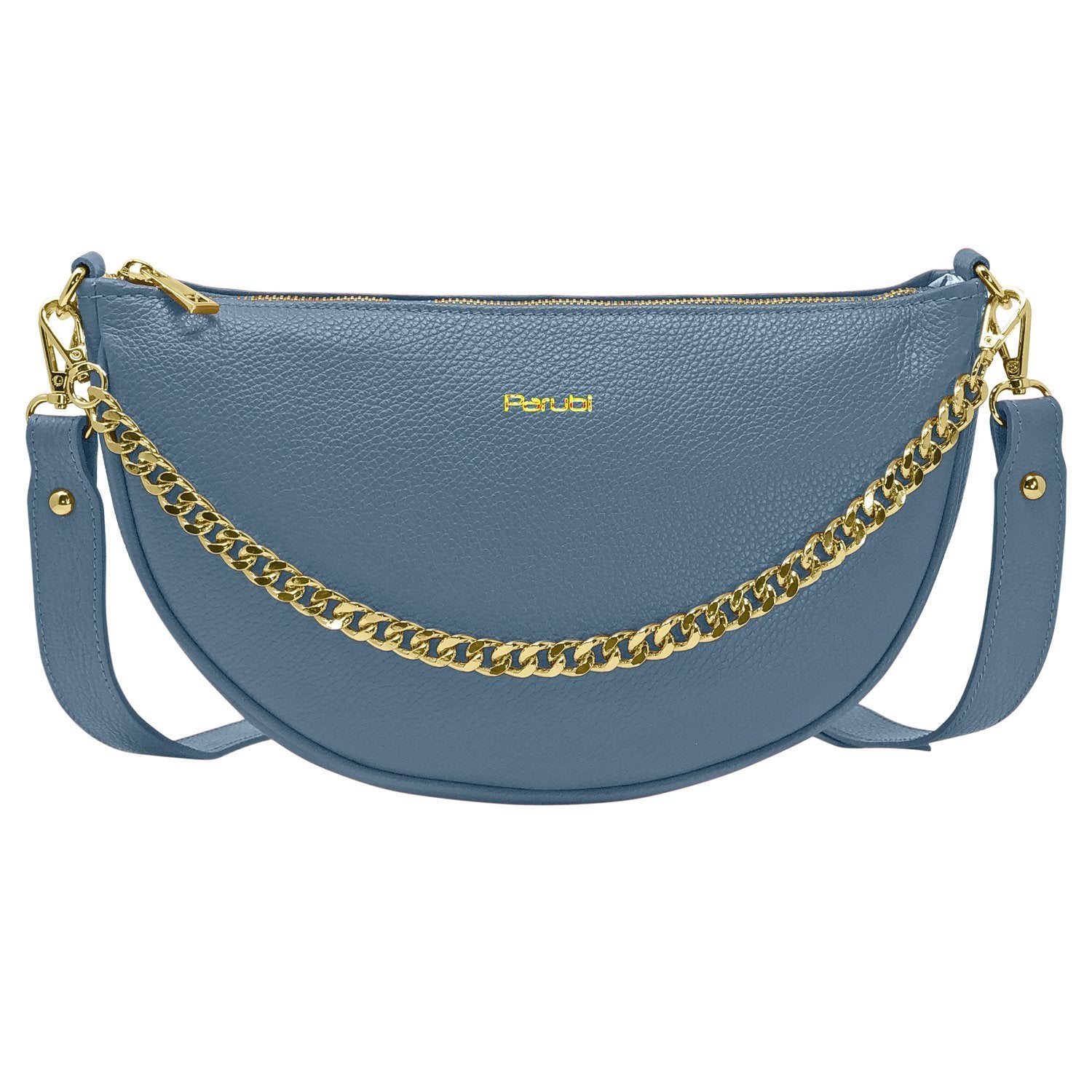 Borsa Donna a Spalla e Tracolla, In Vera Pelle, Made in Italy, Modello Glenda Avio