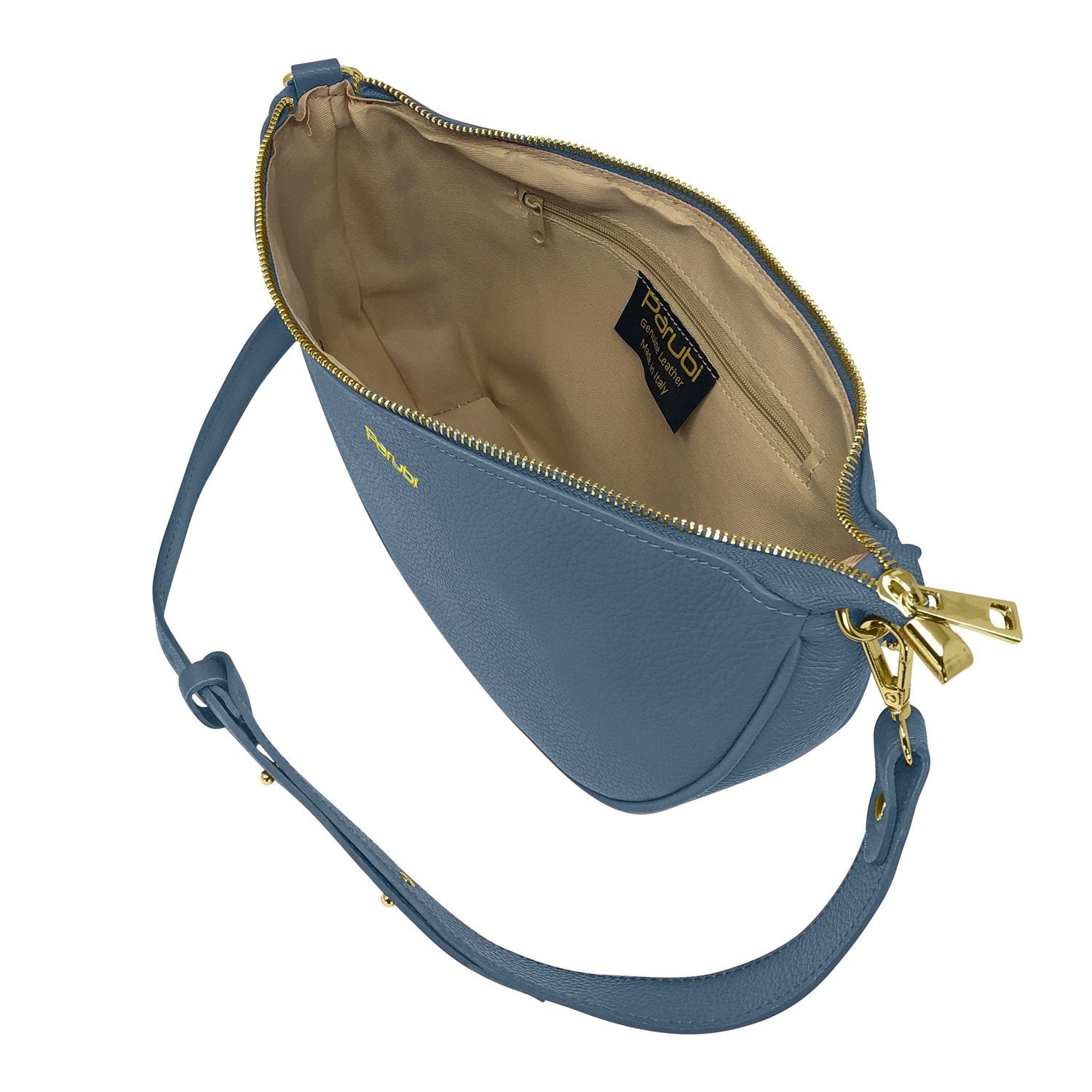 Borsa Donna a Spalla e Tracolla, In Vera Pelle, Made in Italy, Modello Glenda