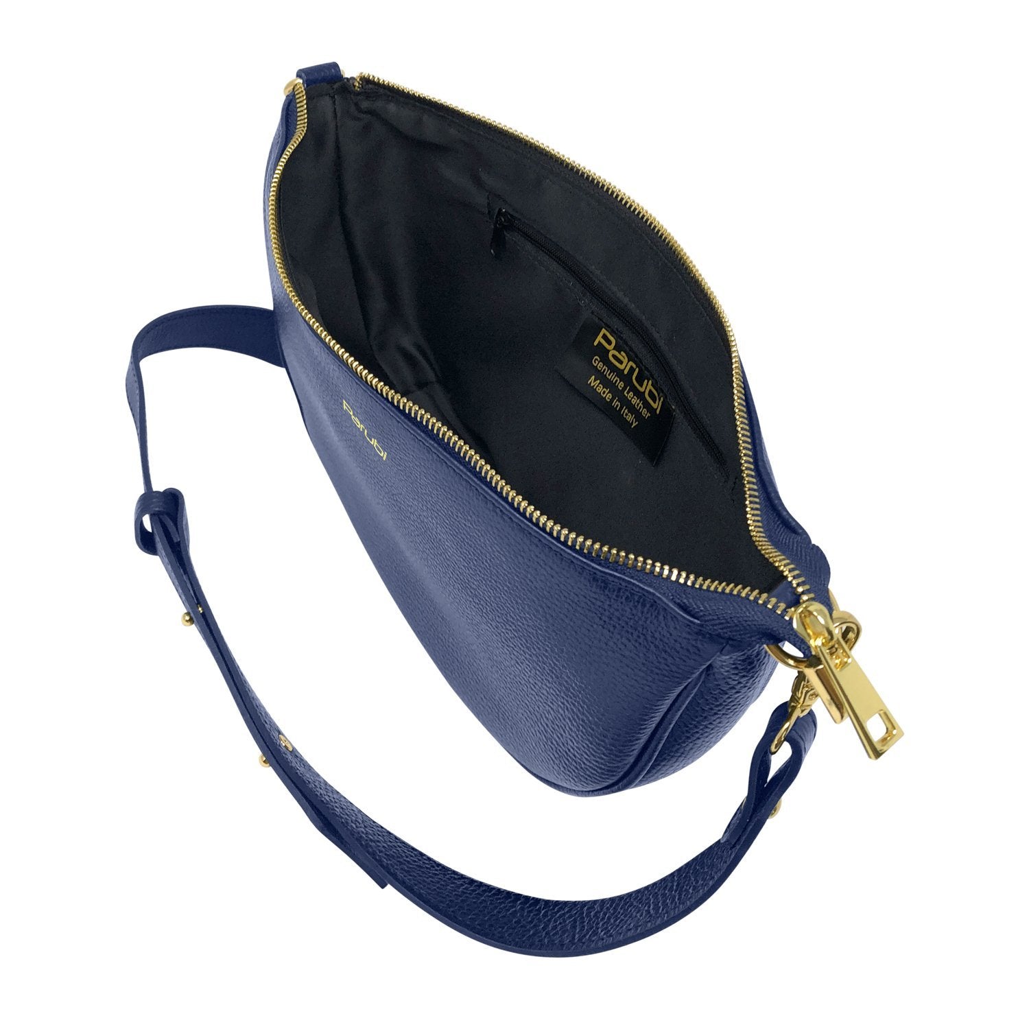 Borsa Donna a Spalla e Tracolla, In Vera Pelle, Made in Italy, Modello Glenda