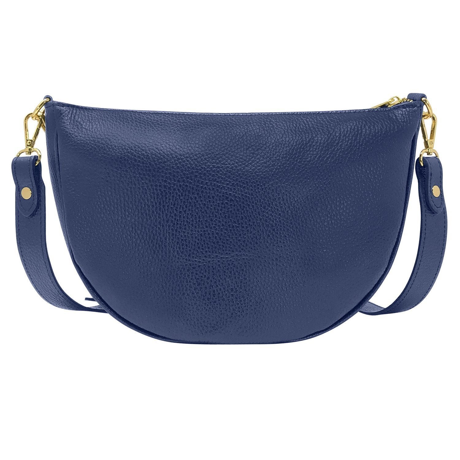Borsa Donna a Spalla e Tracolla, In Vera Pelle, Made in Italy, Modello Glenda
