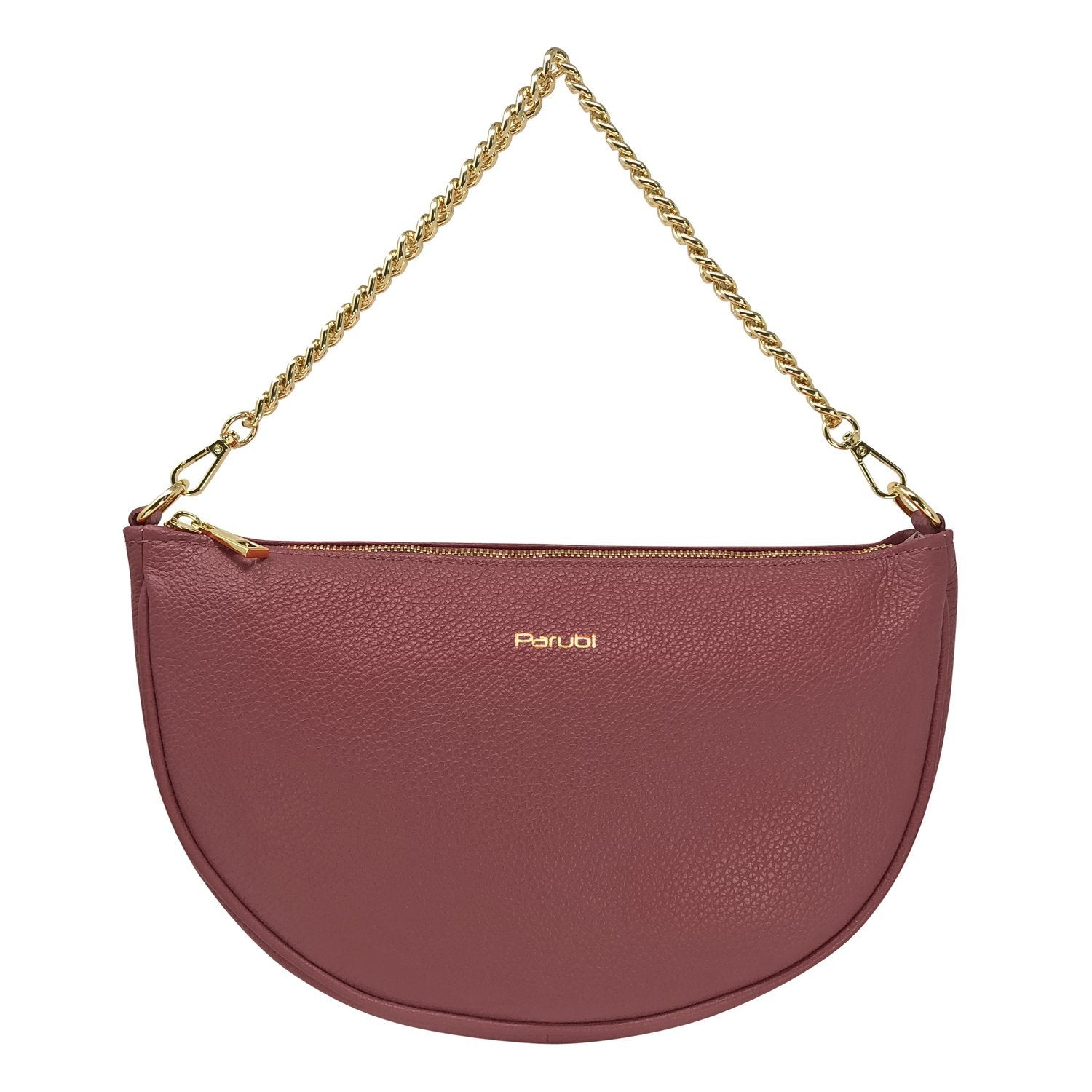 Borsa Donna a Spalla e Tracolla, In Vera Pelle, Made in Italy, Modello Glenda