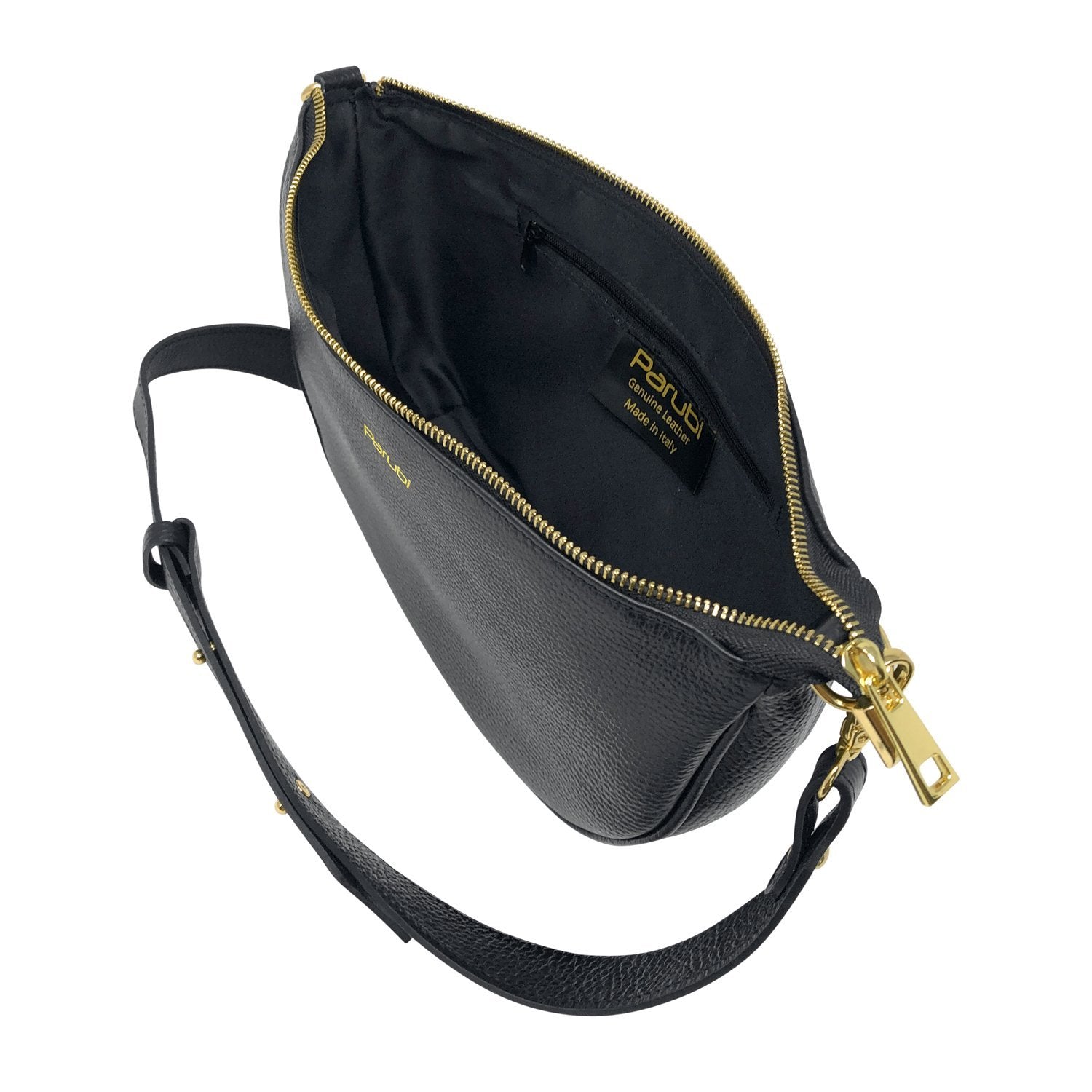 Borsa Donna a Spalla e Tracolla, In Vera Pelle, Made in Italy, Modello Glenda