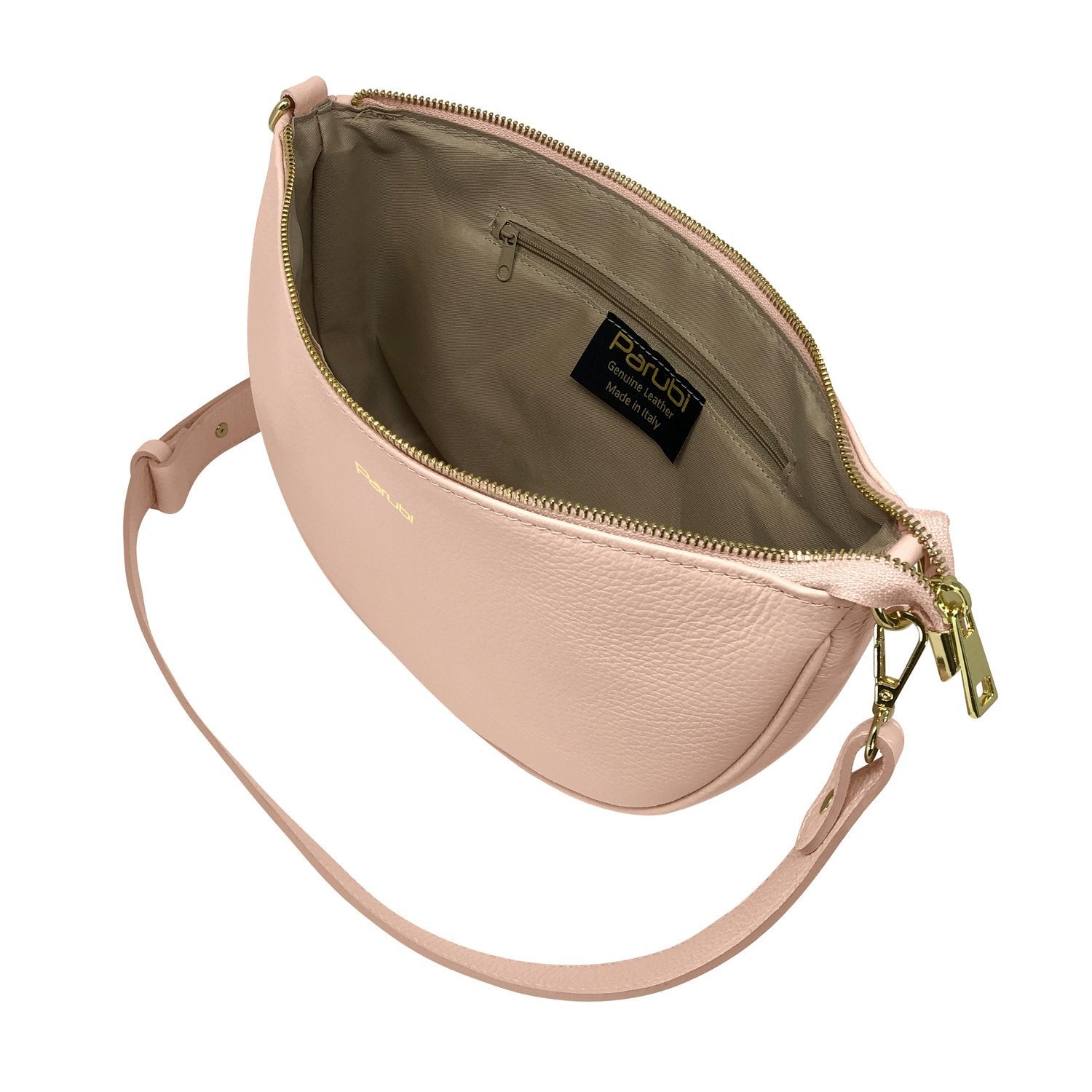 Borsa Donna a Spalla e Tracolla, In Vera Pelle, Made in Italy, Modello Glenda