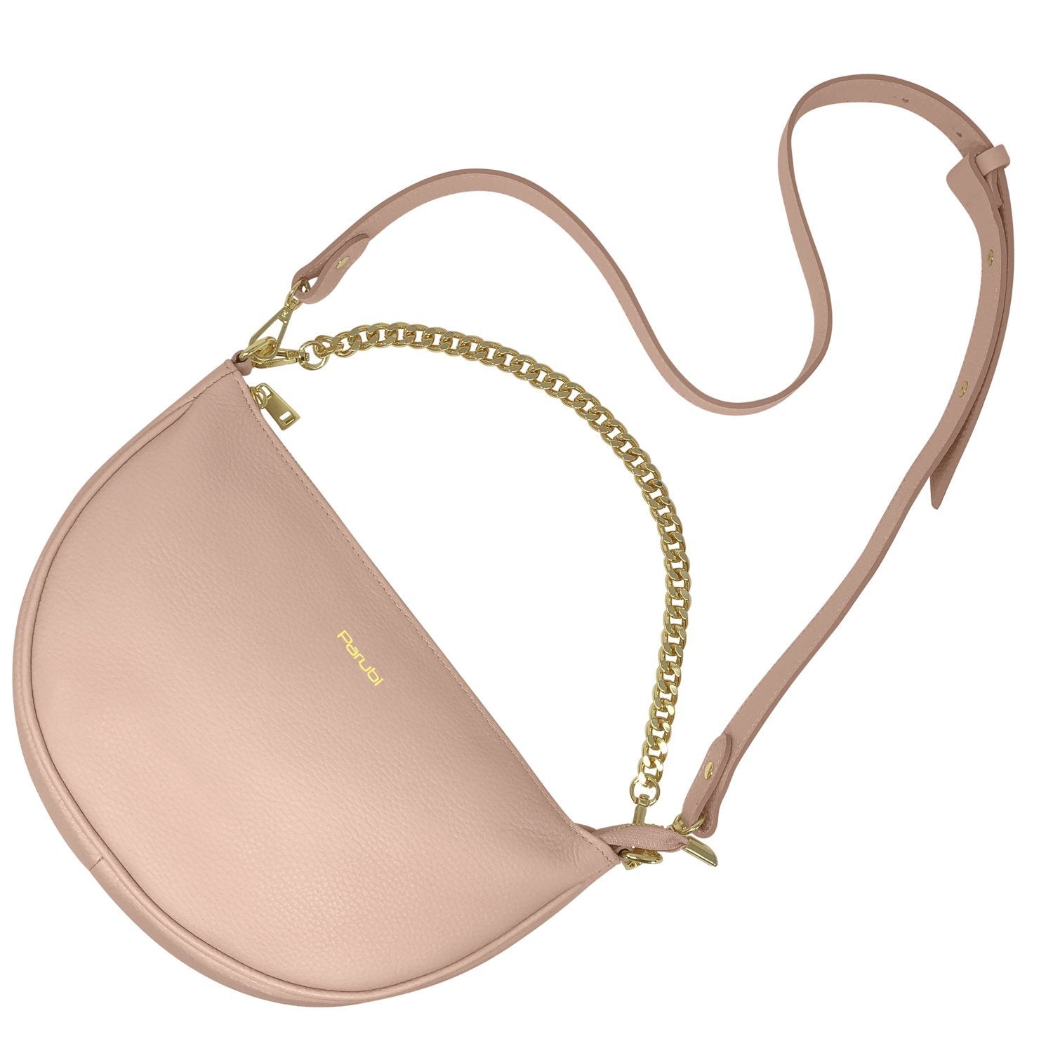 Borsa Donna a Spalla e Tracolla, In Vera Pelle, Made in Italy, Modello Glenda