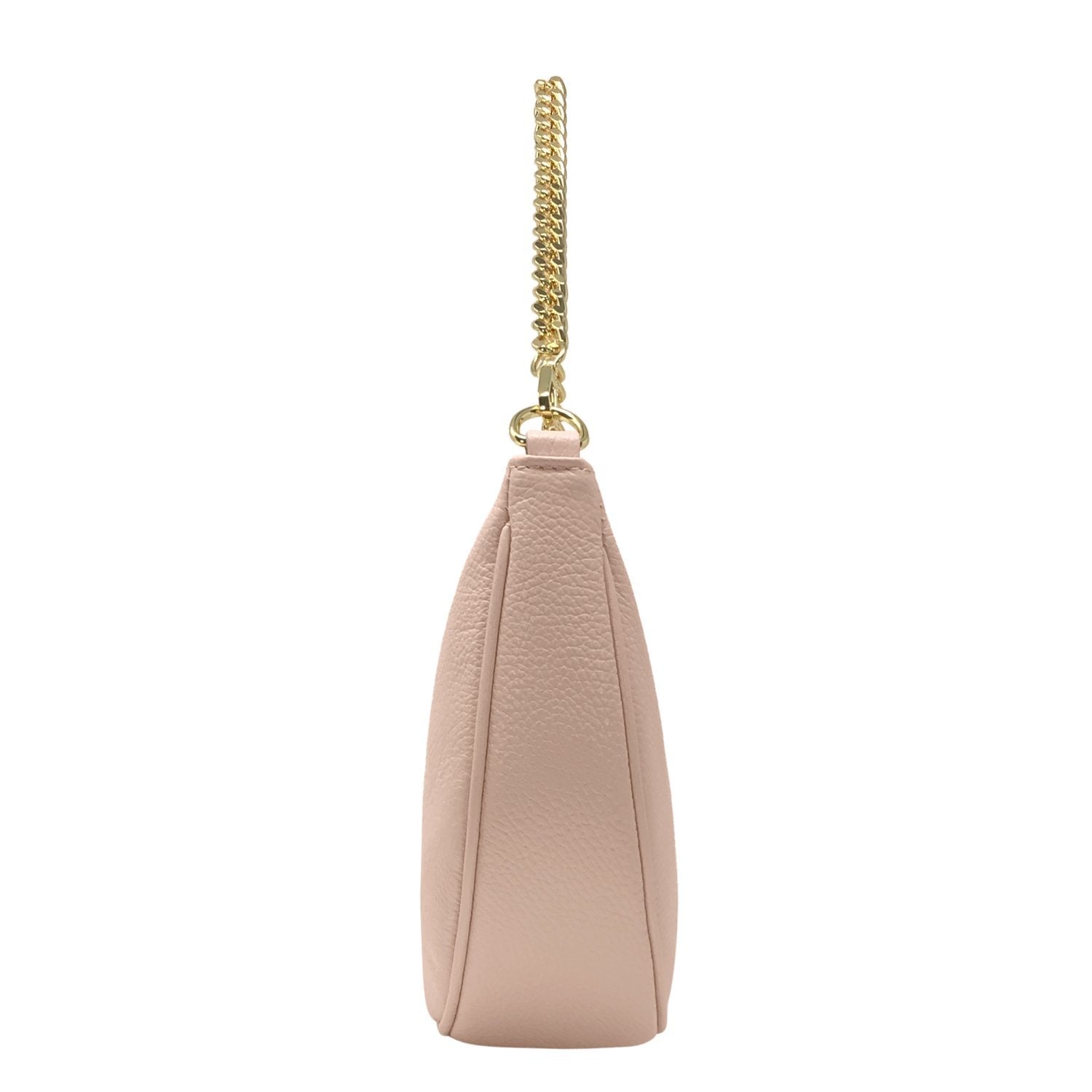 Borsa Donna a Spalla e Tracolla, In Vera Pelle, Made in Italy, Modello Glenda
