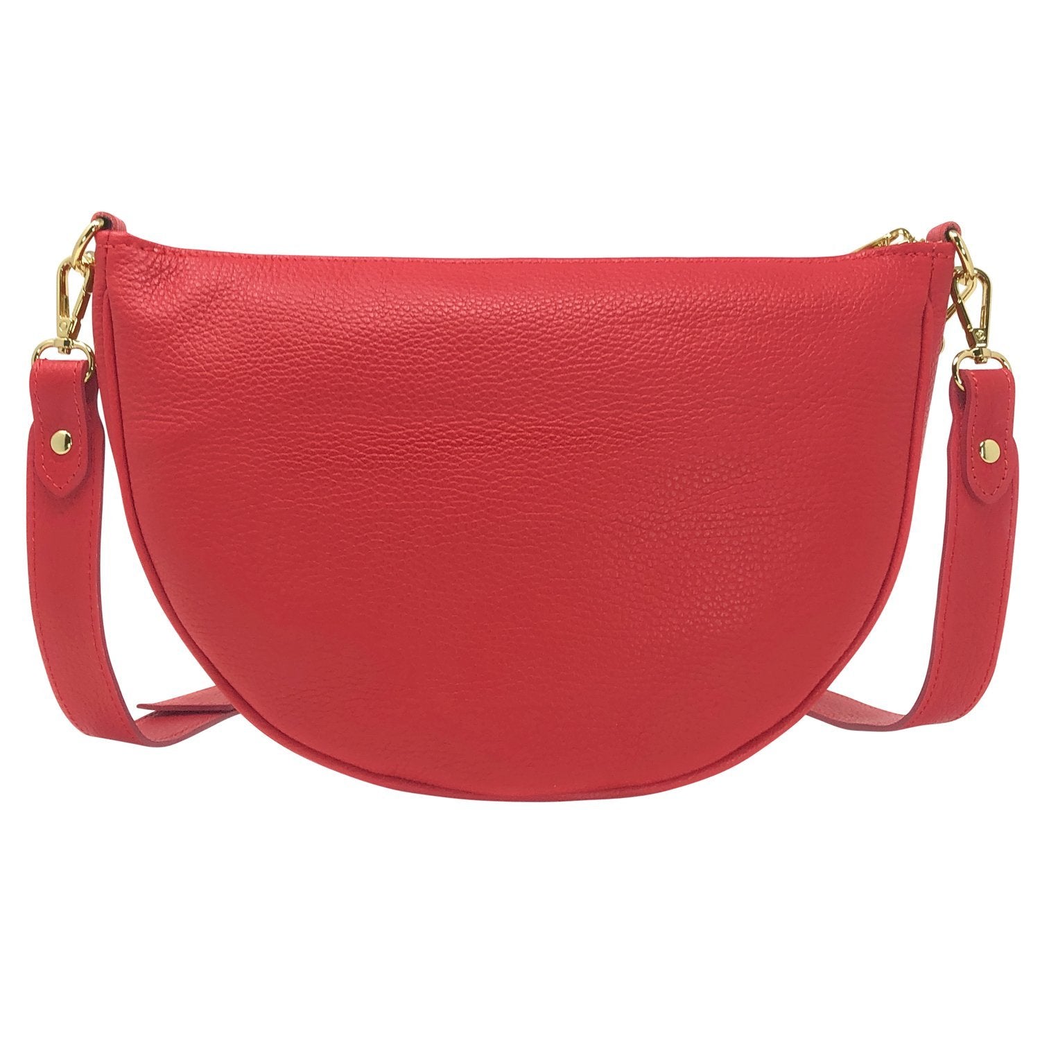 Borsa Donna a Spalla e Tracolla, In Vera Pelle, Made in Italy, Modello Glenda