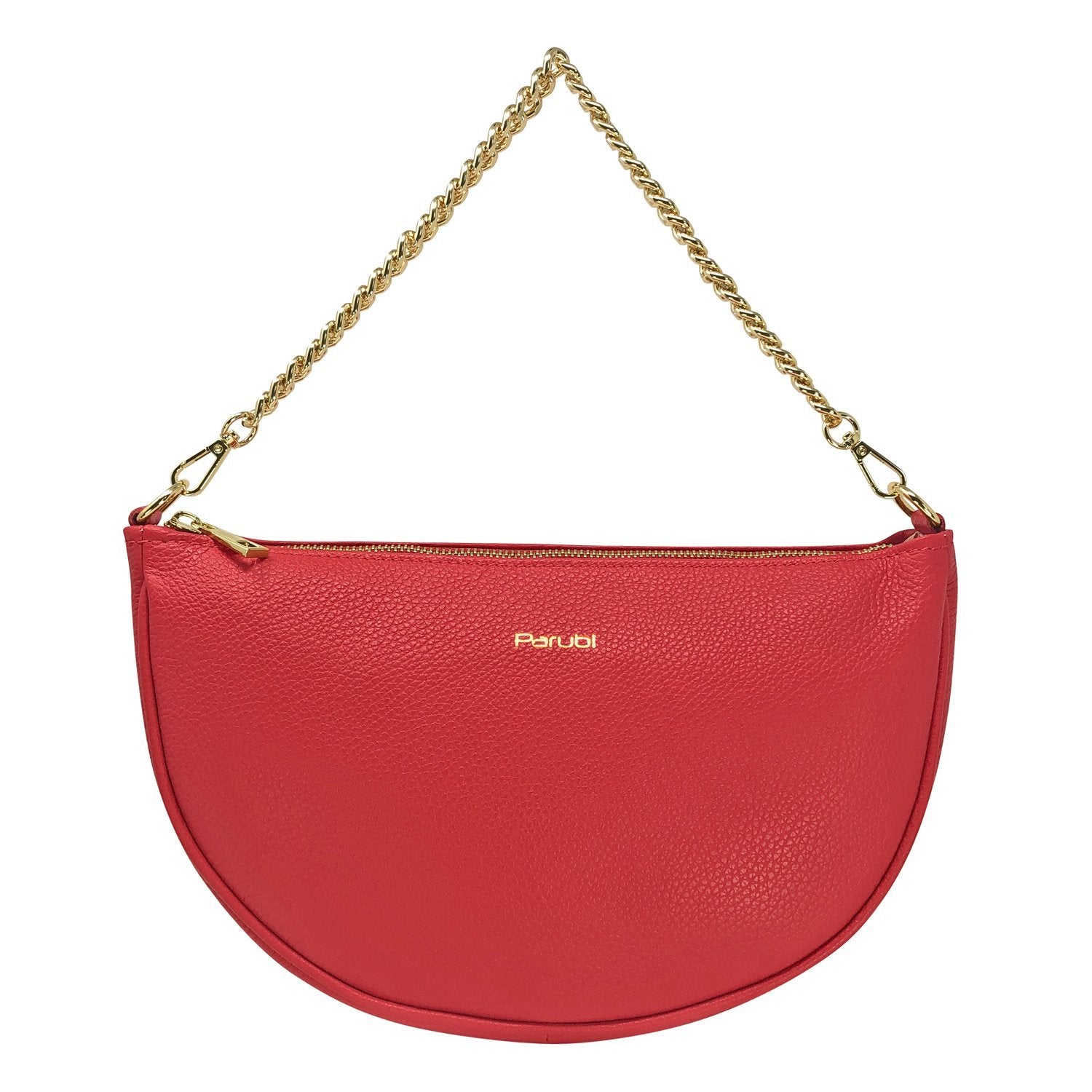 Borsa Donna a Spalla e Tracolla, In Vera Pelle, Made in Italy, Modello Glenda