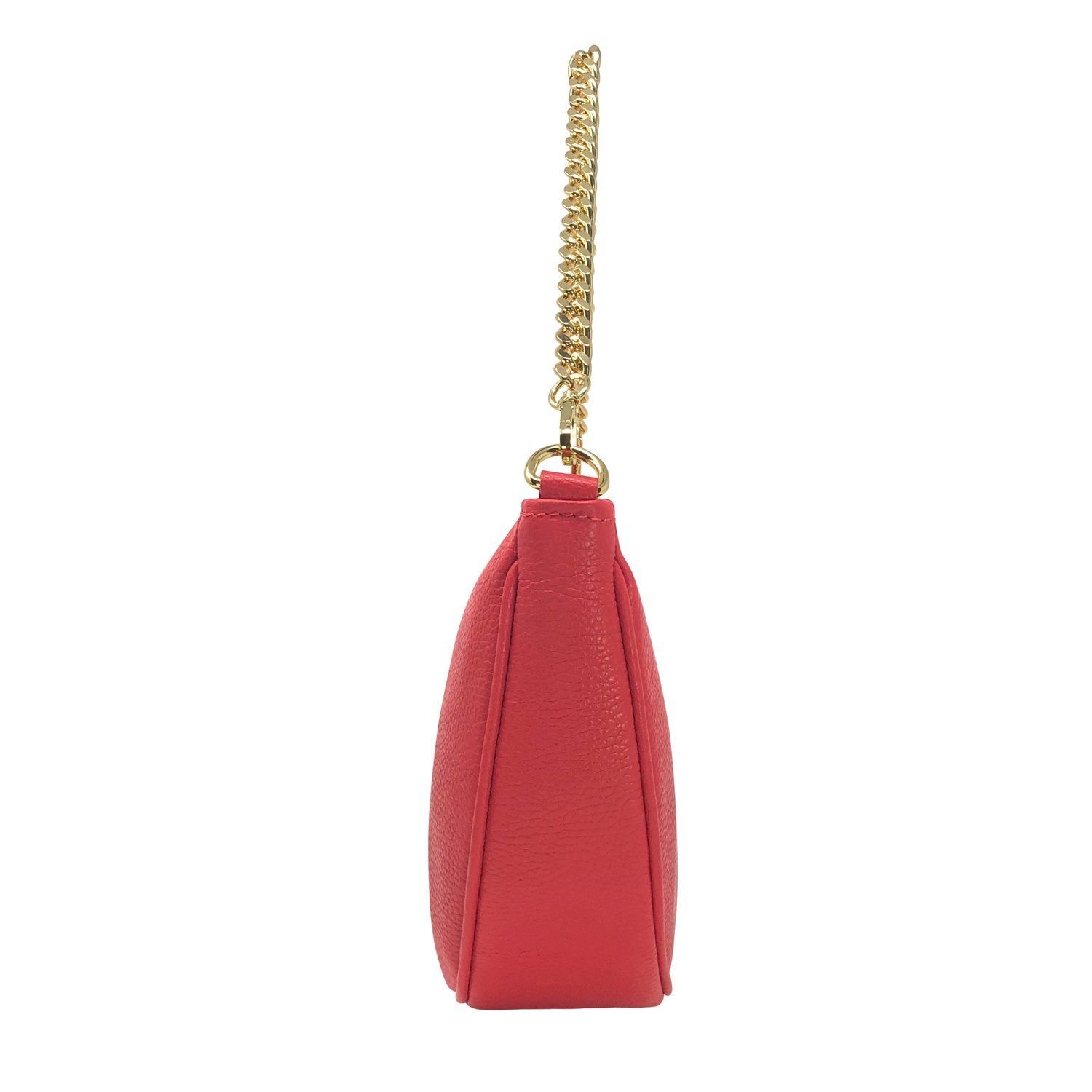 Borsa Donna a Spalla e Tracolla, In Vera Pelle, Made in Italy, Modello Glenda