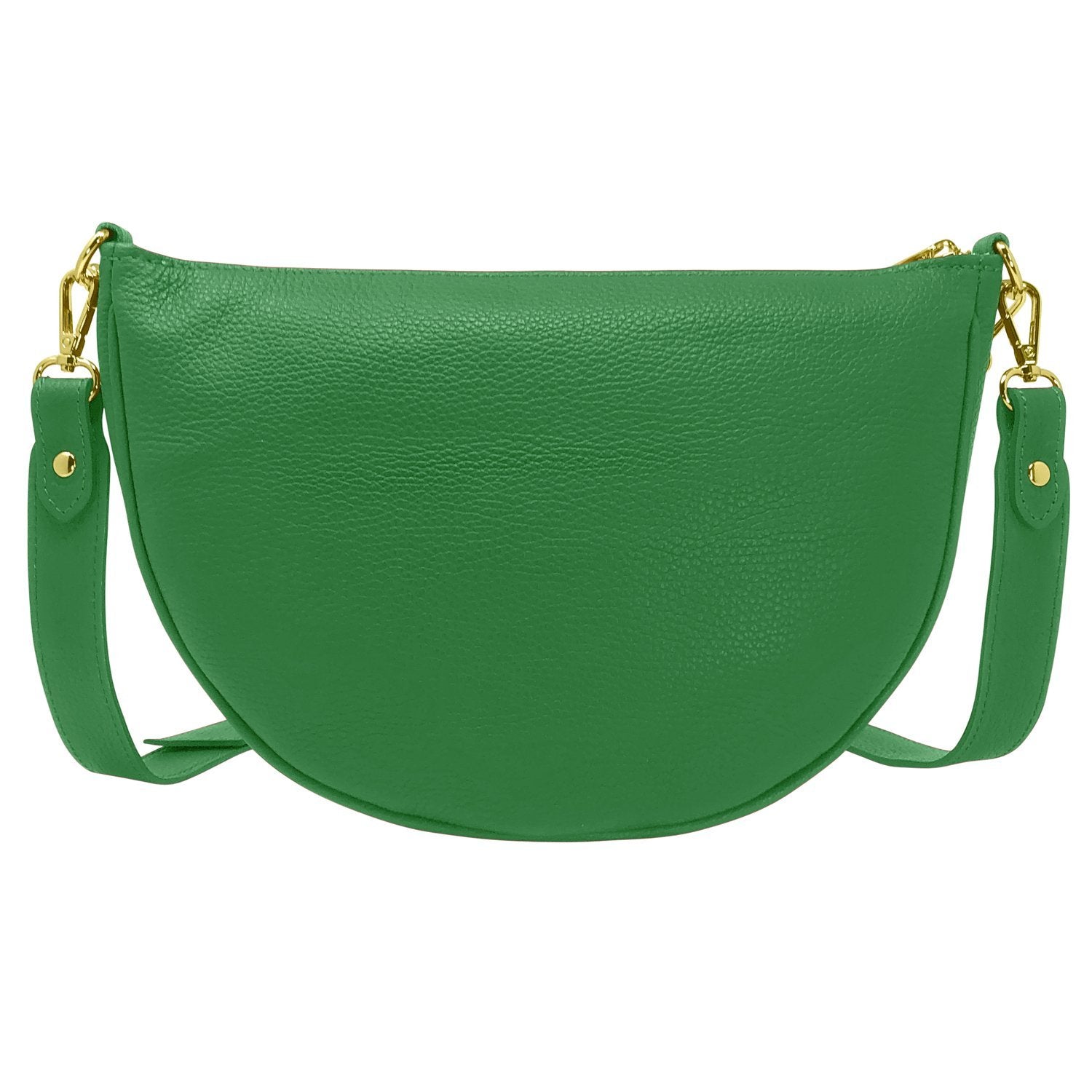 Borsa Donna a Spalla e Tracolla, In Vera Pelle, Made in Italy, Modello Glenda