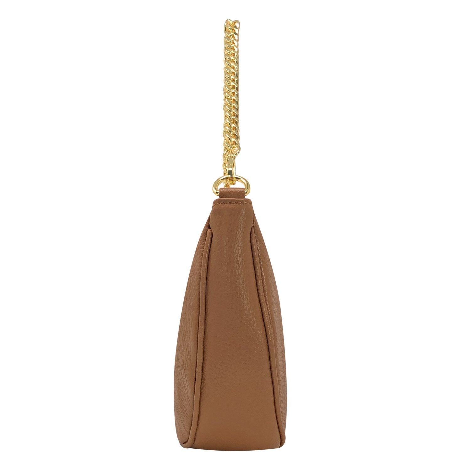Borsa Donna a Spalla e Tracolla, In Vera Pelle, Made in Italy, Modello Glenda