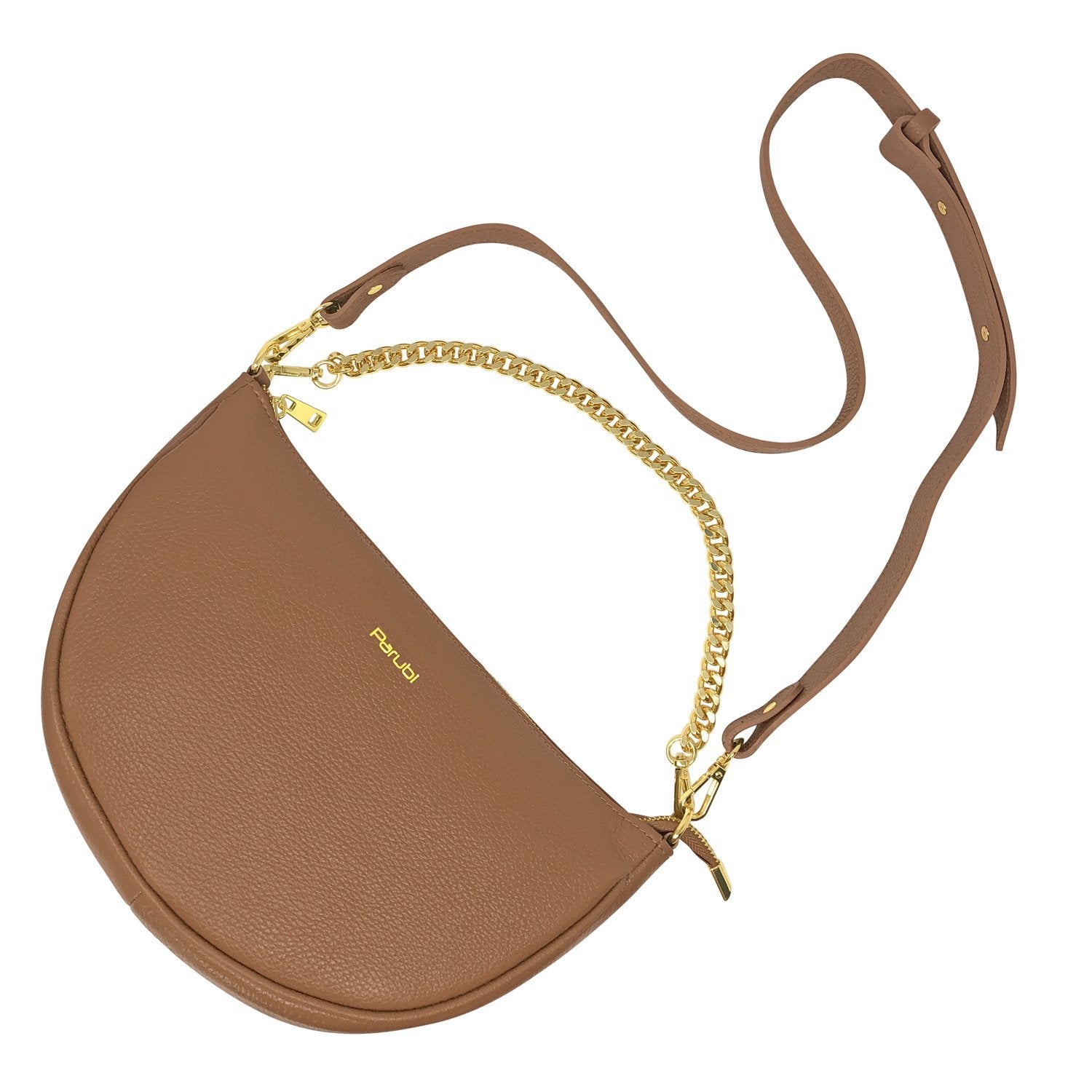 Borsa Donna a Spalla e Tracolla, In Vera Pelle, Made in Italy, Modello Glenda