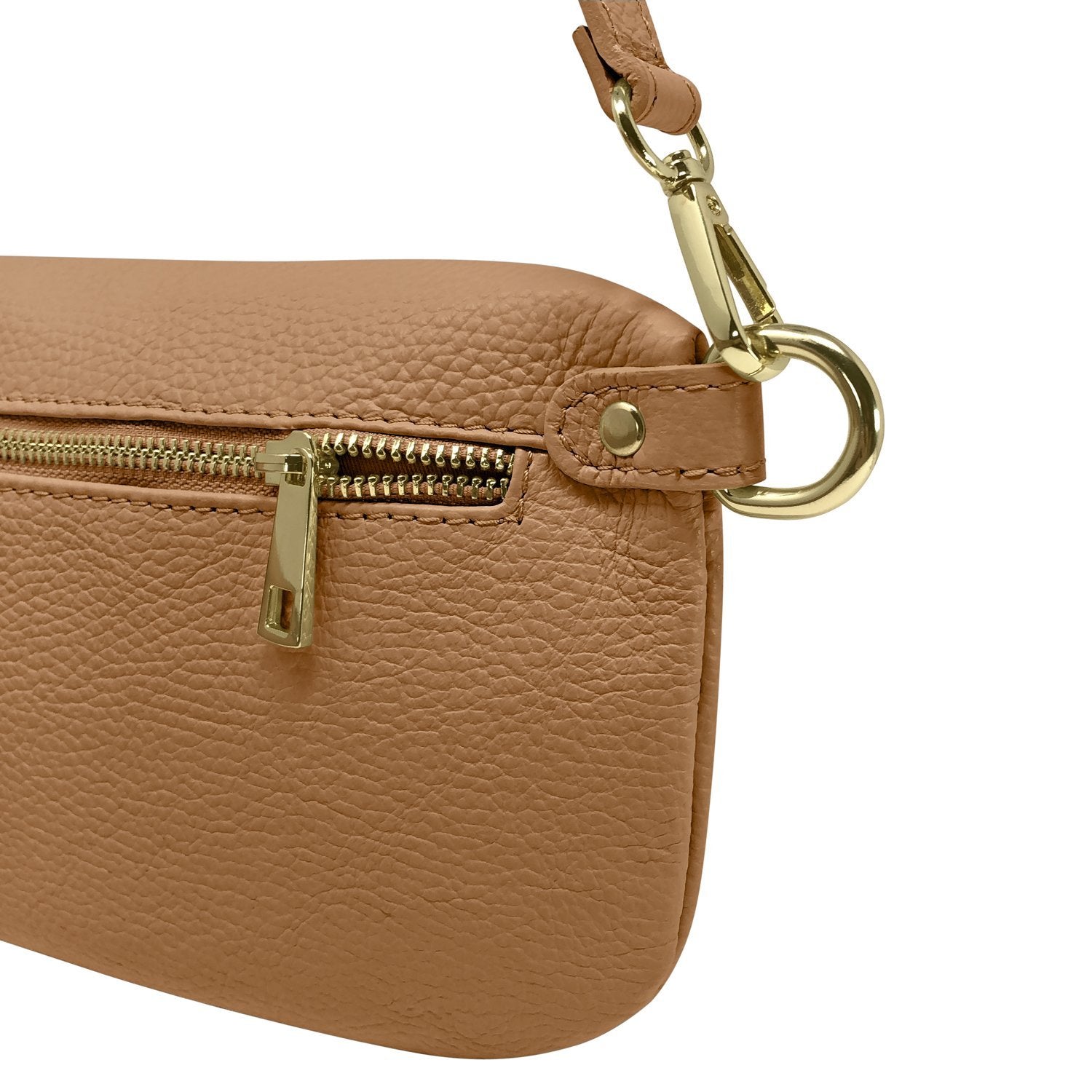 Marsupio da Donna a Tracolla, In Vera Pelle, Made In Italy, Modello Eva