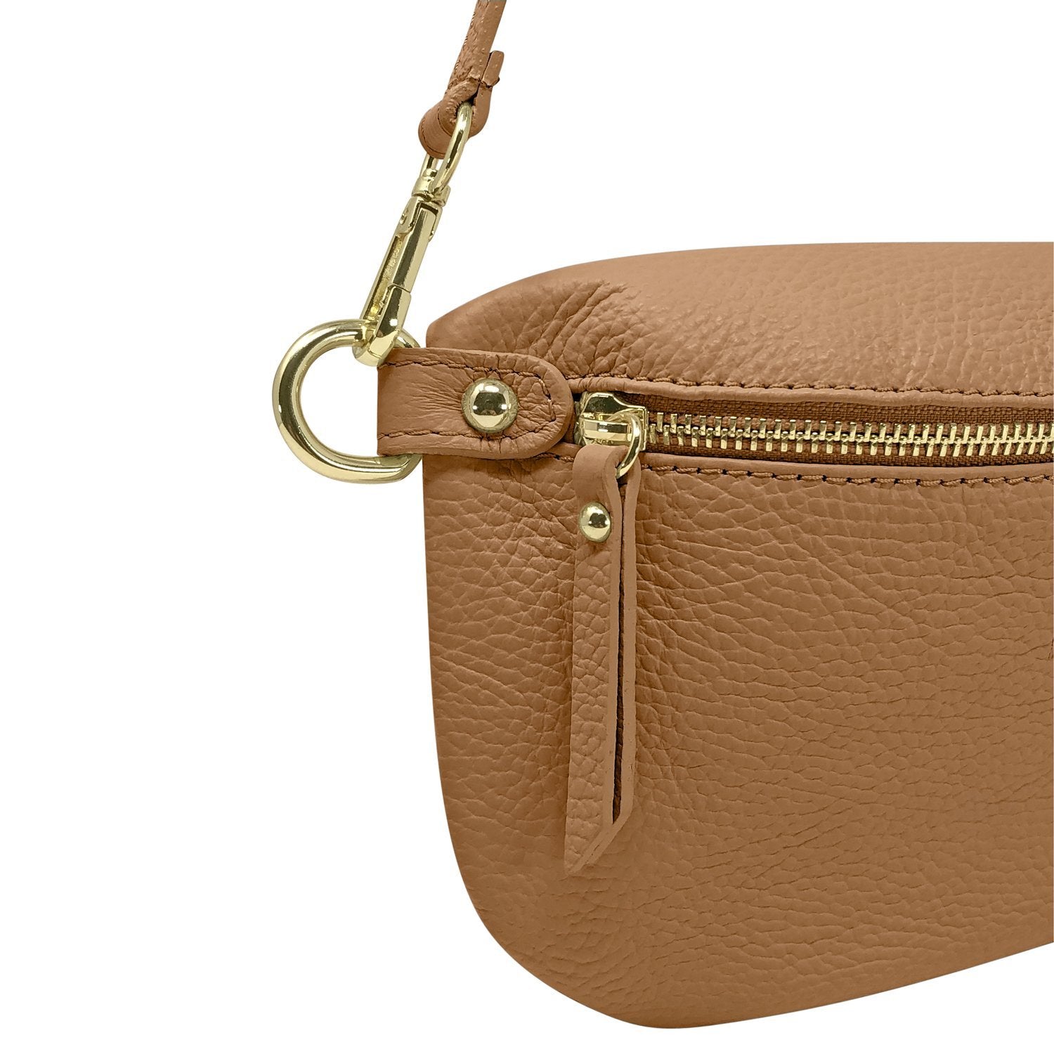 Marsupio da Donna a Tracolla, In Vera Pelle, Made In Italy, Modello Eva