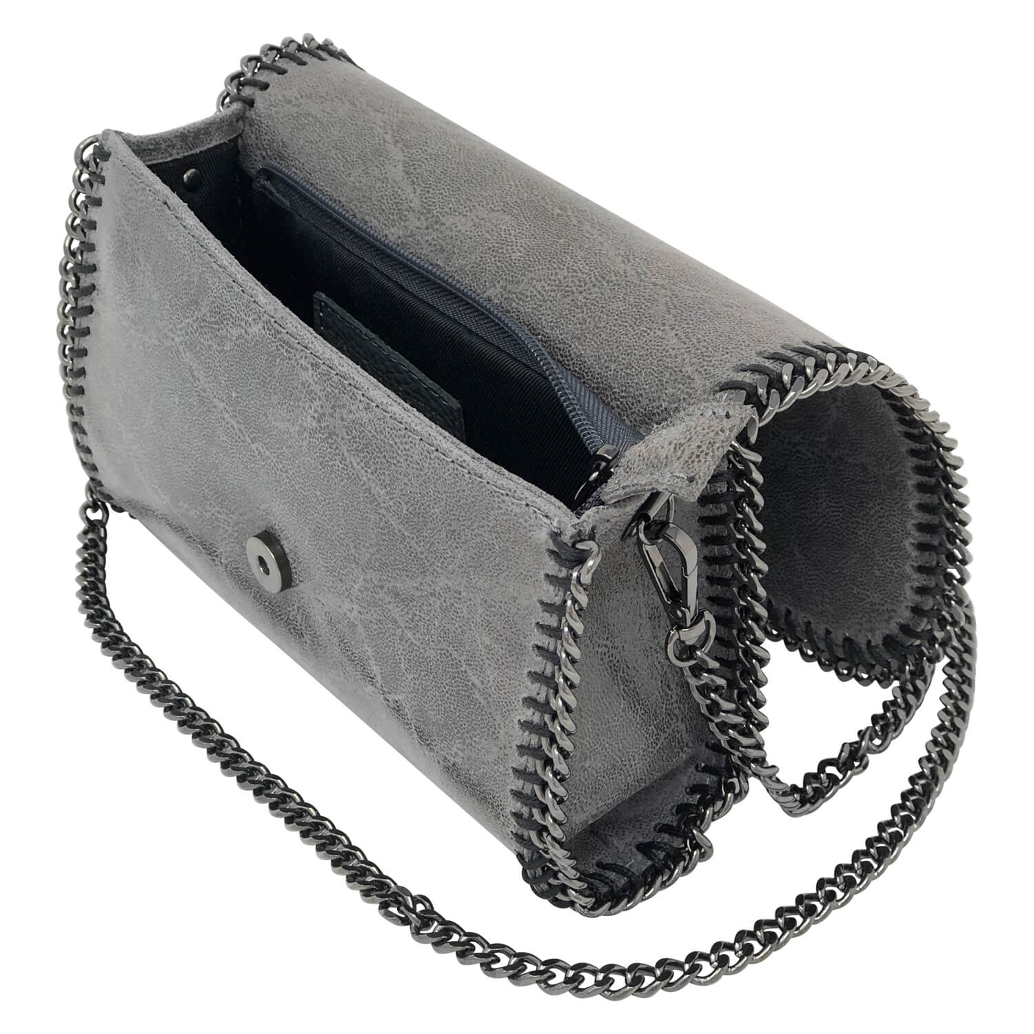 Borsa Donna a Tracolla, In Vera Pelle, Made in Italy, Modello Asia