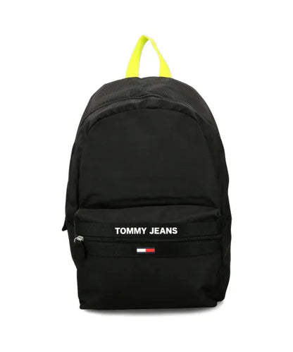 Tommy Hilfiger Zaino Uomo Nero Regolabile Stampa Logo Zaini - foto prodotto