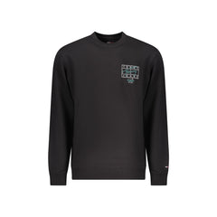 Tommy Hilfiger Sweat-shirt Manches Longues Homme Noir Imprimé Logo
