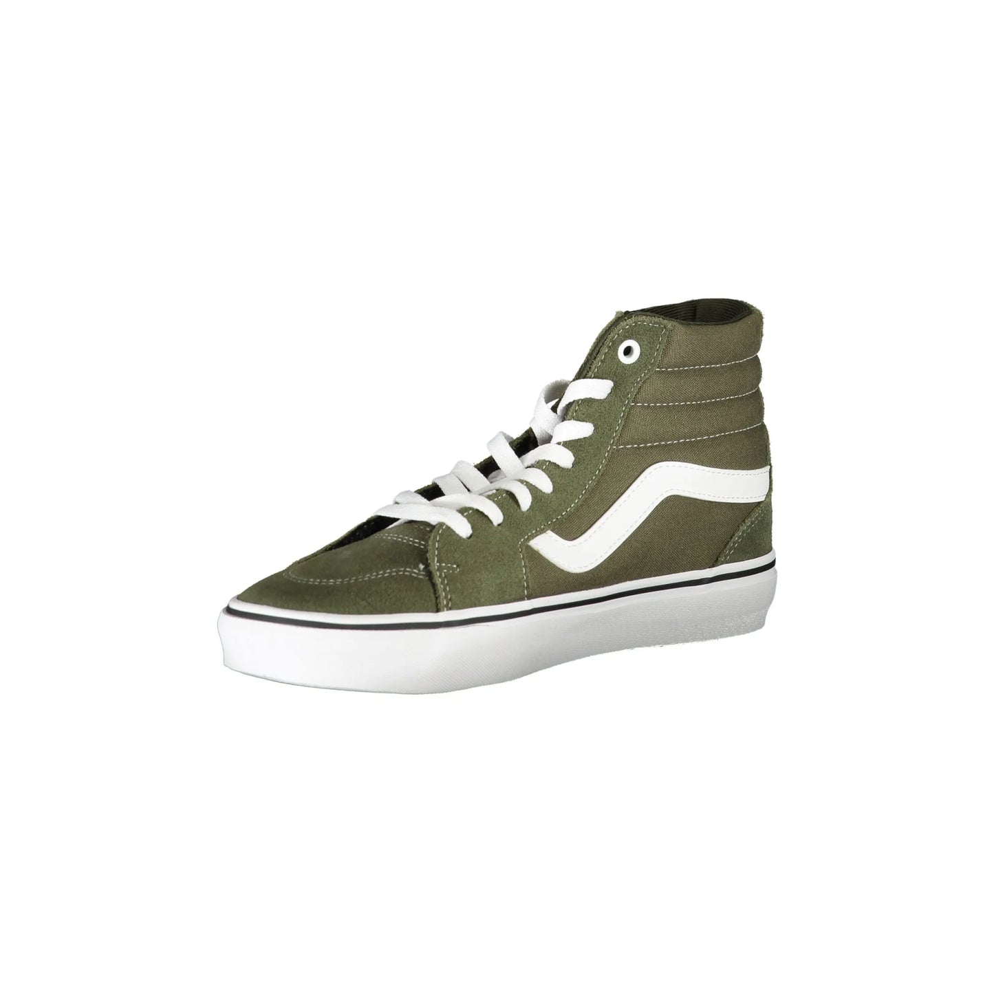 Vans Sneakers Uomo Verde Dettagli a Contrasto - vista 3