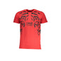 Cavalli Class T-Shirt Maniche Corte Uomo Rossa Stampa Logo Rosso - foto prodotto