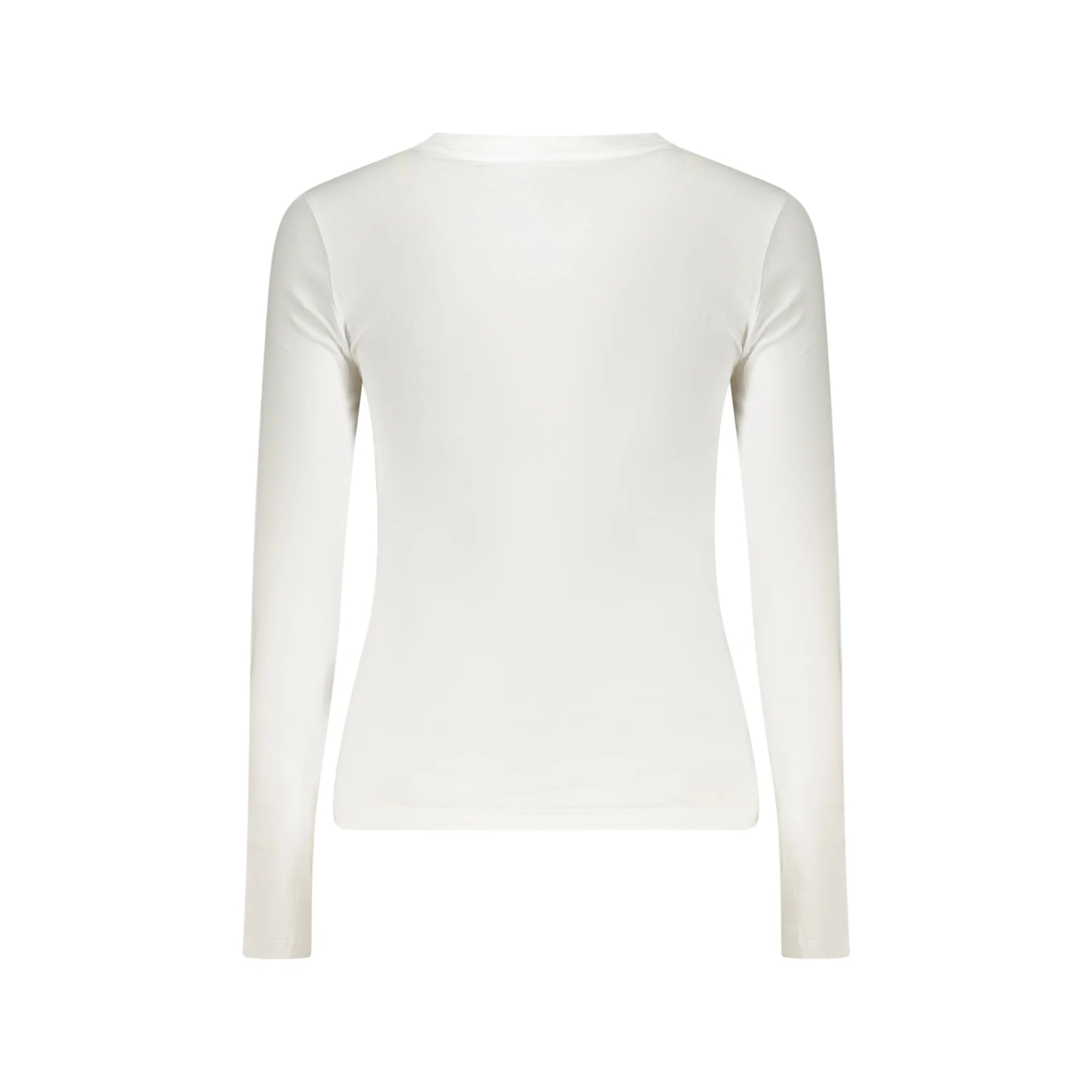 GUESS JEANS T-SHIRT MANICHE LUNGHE DONNA BIANCO