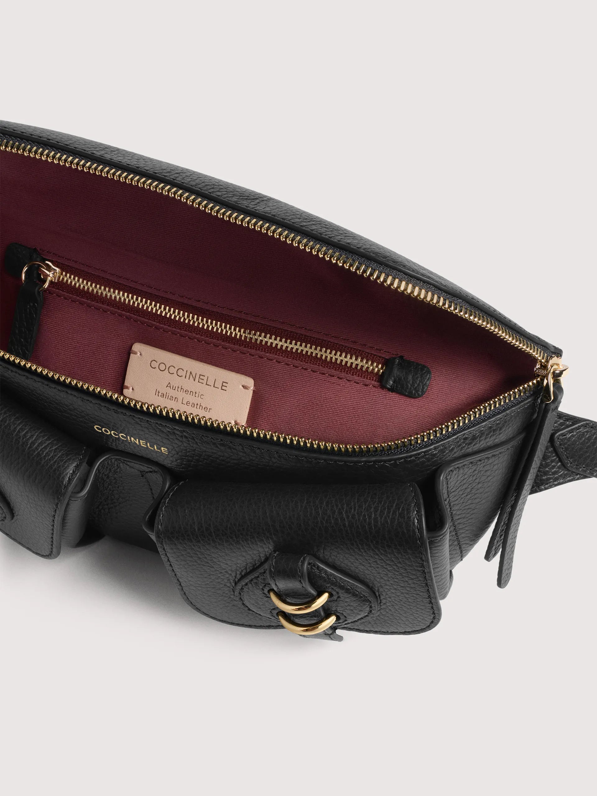 Coccinelle Marsupio Donna Nero Zip