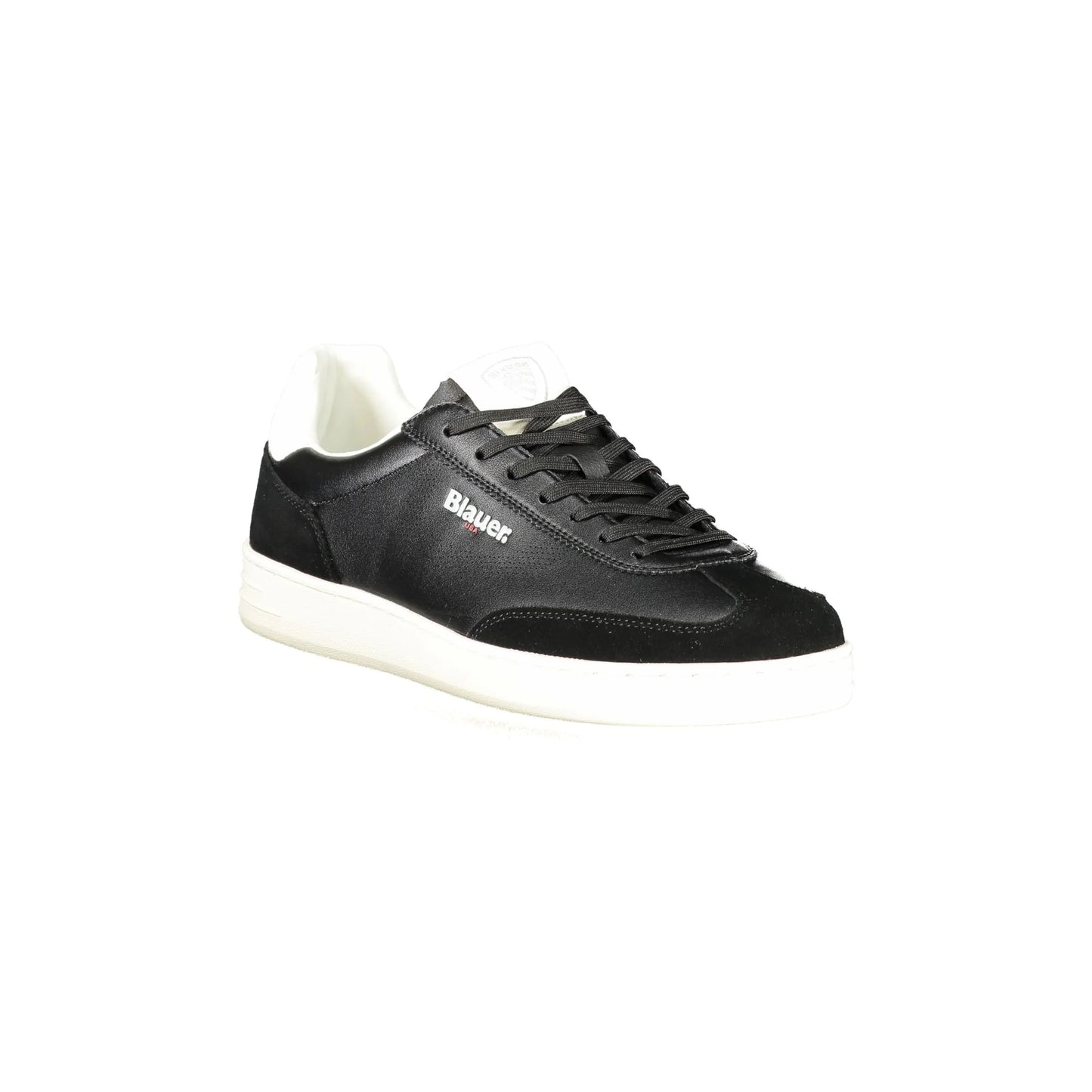 BLAUER Sneakers Uomo Nere con Lacci e Dettagli a Contrasto Bianco nero - vista 2