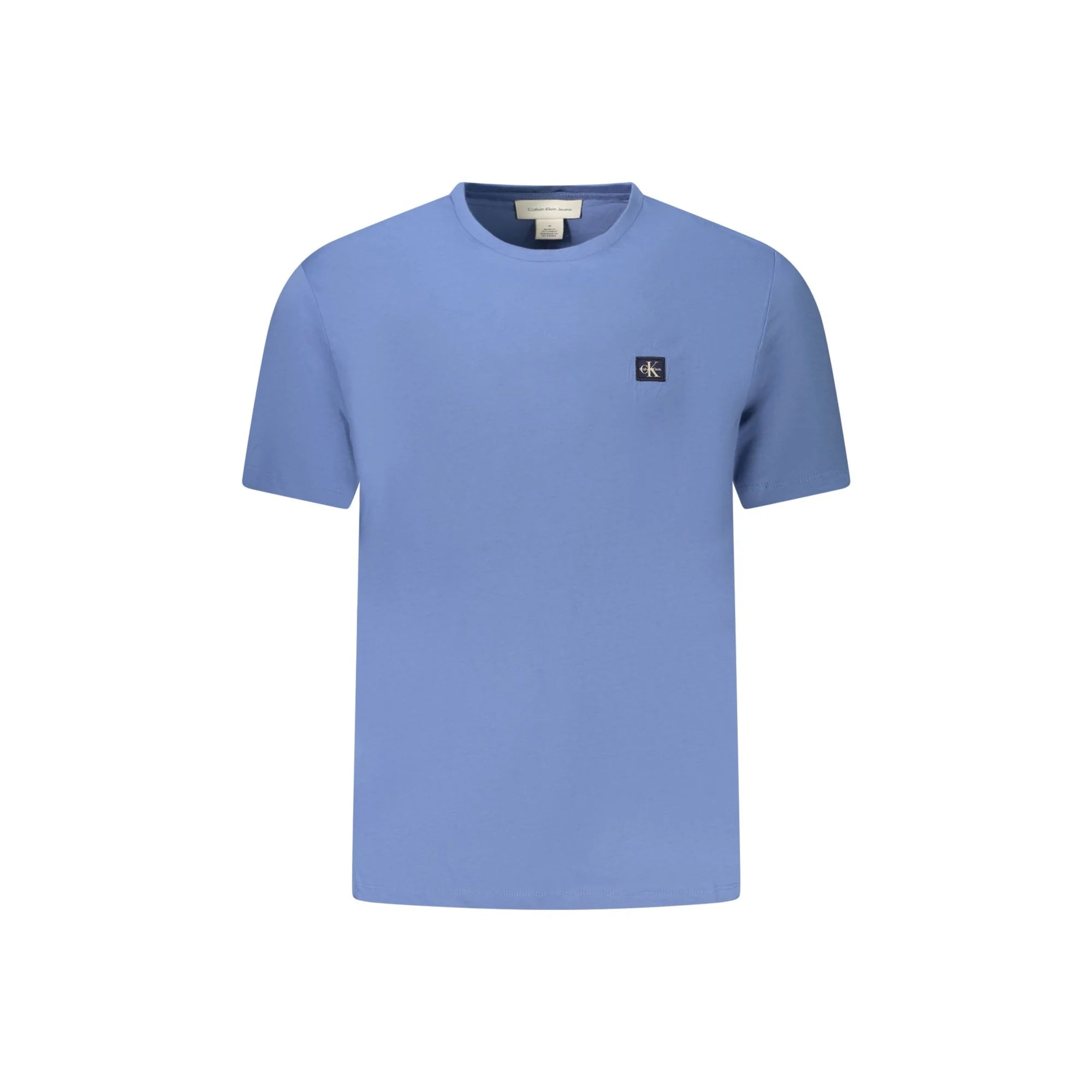 Calvin Klein T-Shirt Maniche Corte Uomo Azzurra Logo Azzurro - foto prodotto