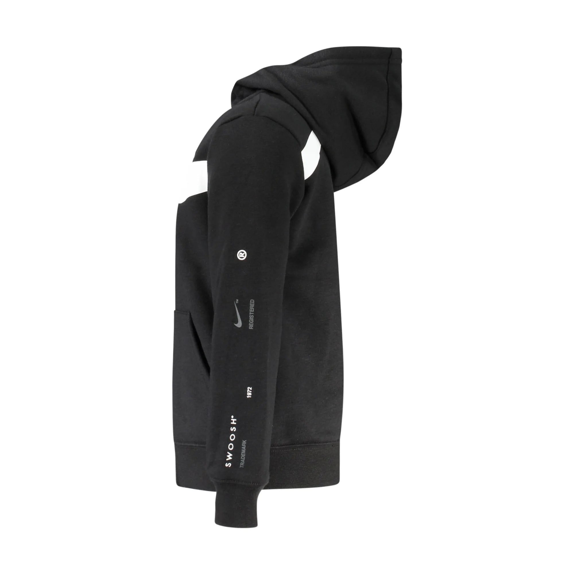 NIKE FELPA CON ZIP BAMBINO NERO