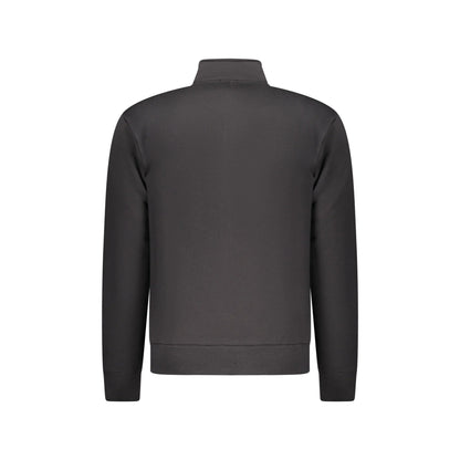 Coveri Moving Felpa Maniche Lunghe Uomo Nera Zip Ricamo Felpe nero - vista 2