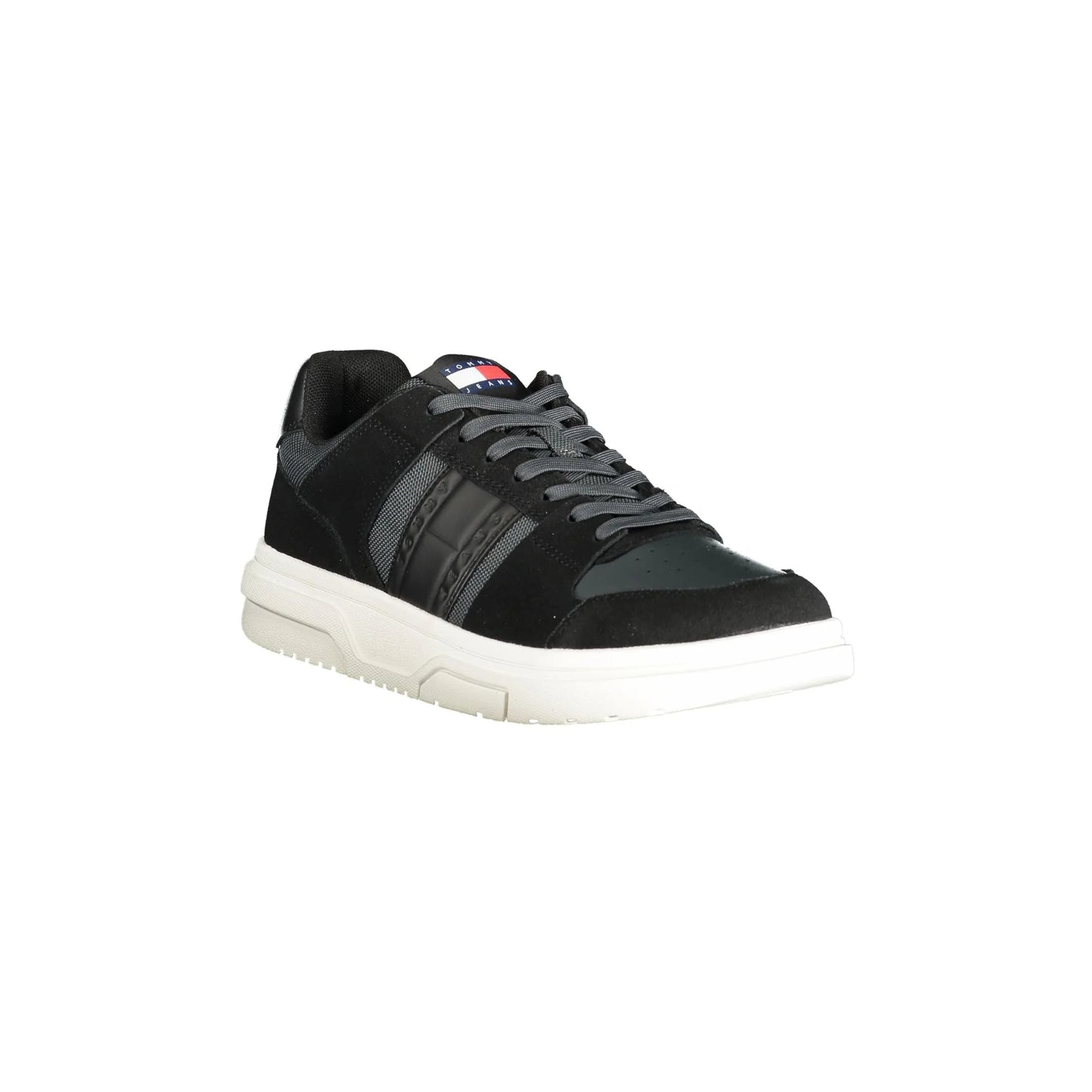 TOMMY HILFIGER Sneakers Uomo Nere con Dettagli Fumo e Logo nero - vista 2