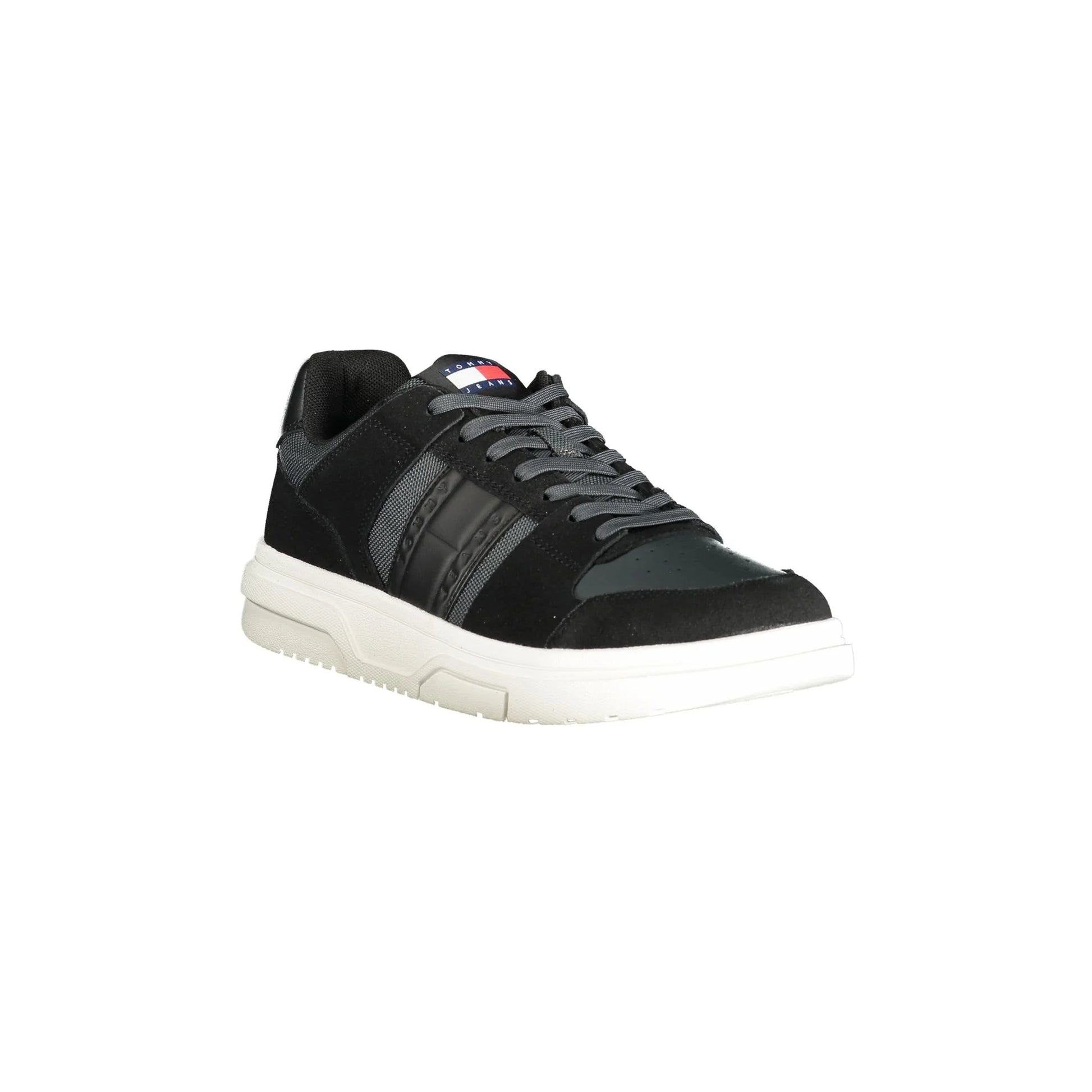 TOMMY HILFIGER Sneakers Uomo Nere con Dettagli Fumo e Logo nero - vista 2