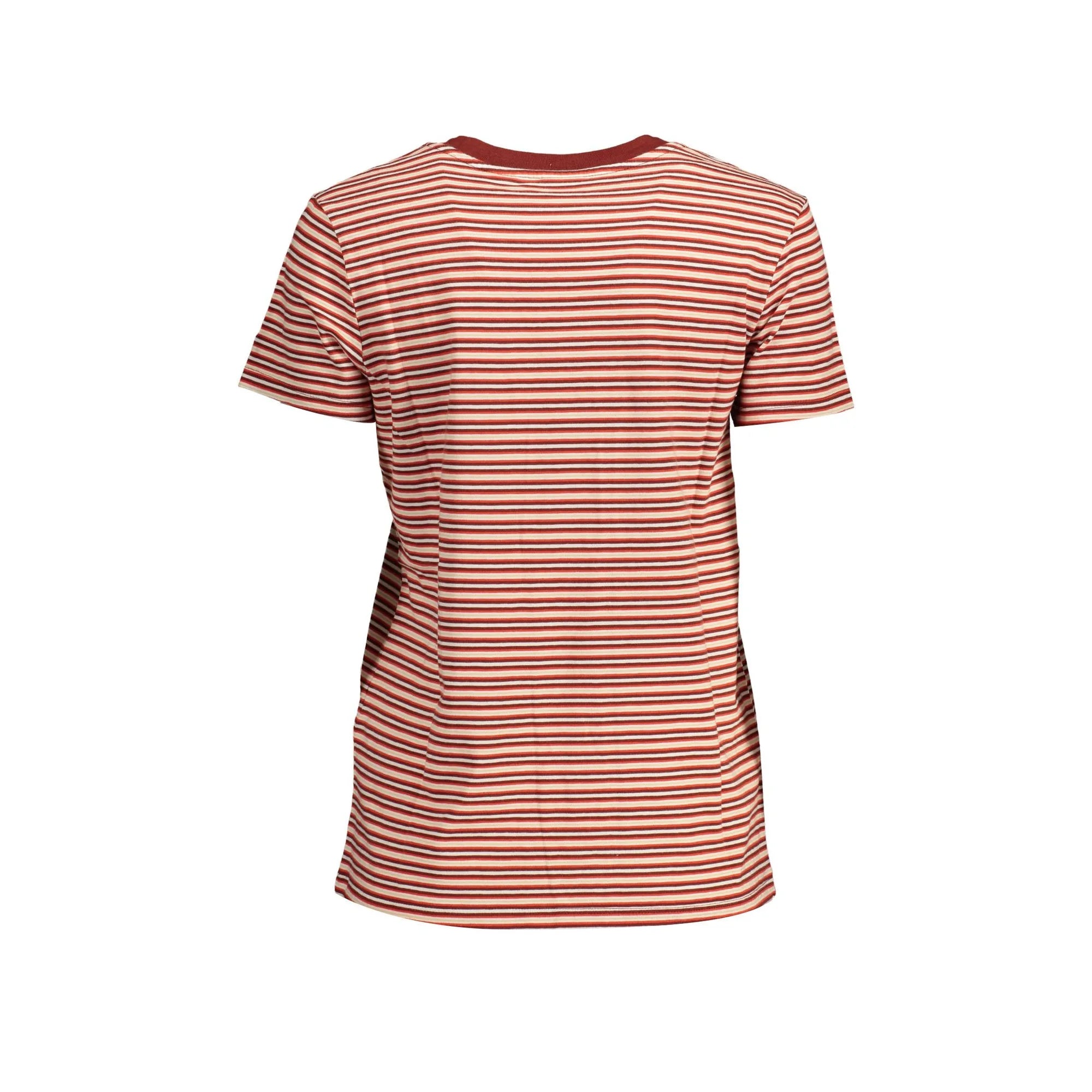 LEVI'S T-SHIRT MANICHE CORTE DONNA ROSSO