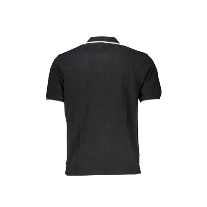 North Sails Polo Maniche Corte Uomo Nera Stampa Logo nero - vista 2