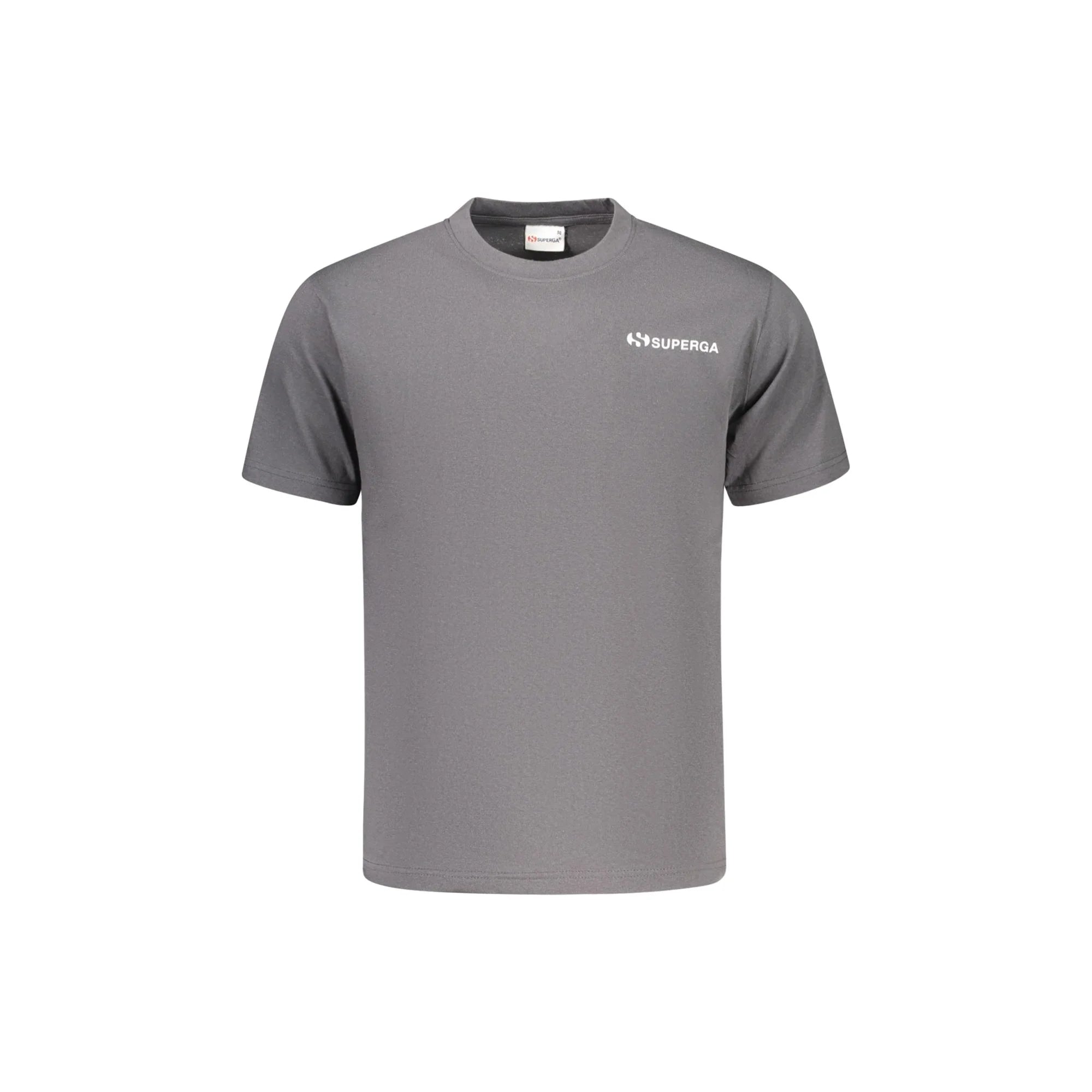 SUPERGA T-SHIRT MANICHE CORTE UOMO GRIGIO