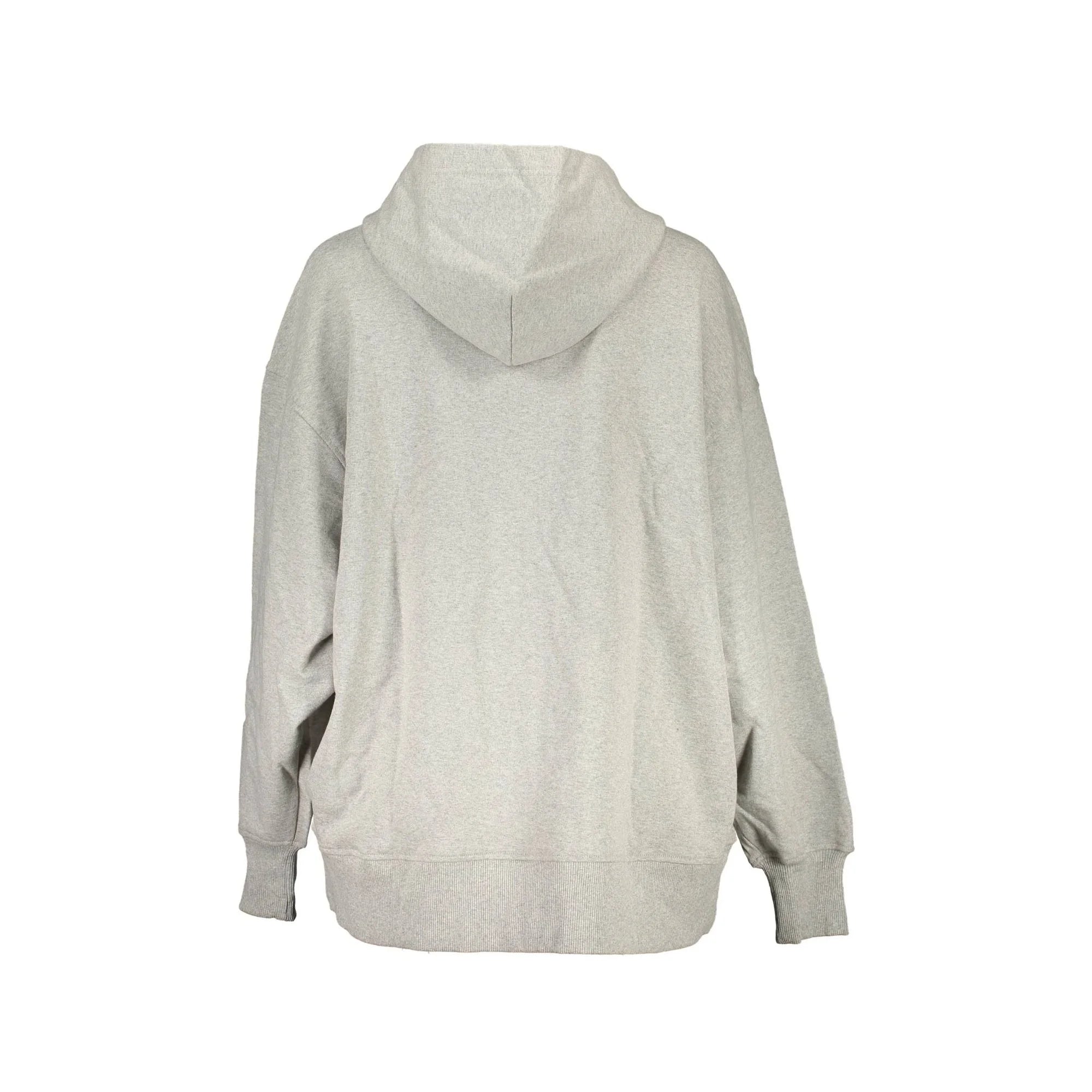 CALVIN KLEIN FELPA CON ZIP DONNA GRIGIO