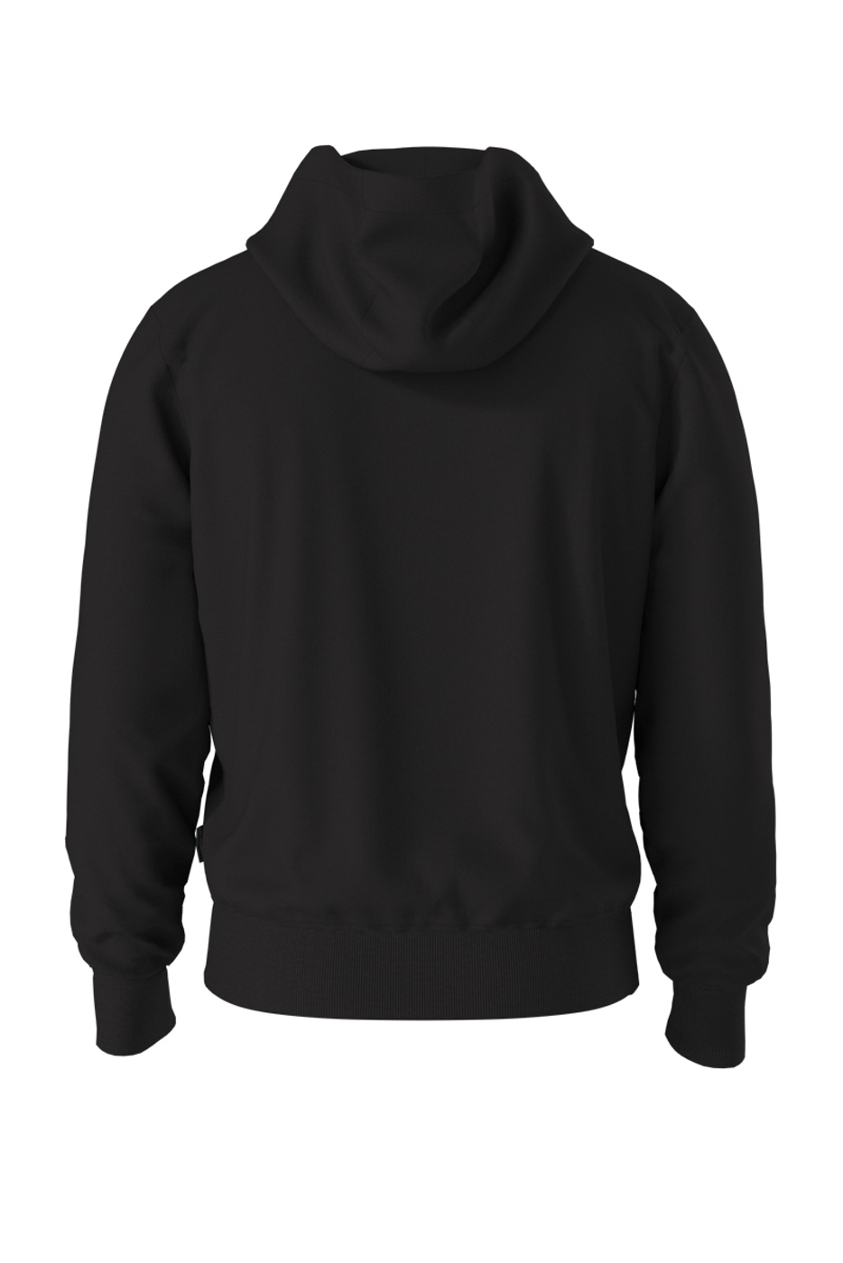 Napapijri Felpa Uomo Nera con Cappuccio e Logo