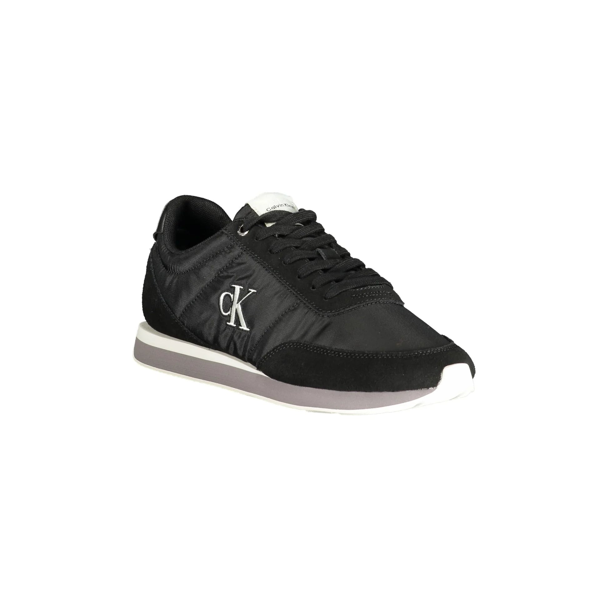 Calvin Klein Sneakers Uomo Nero Ricamo - vista 2