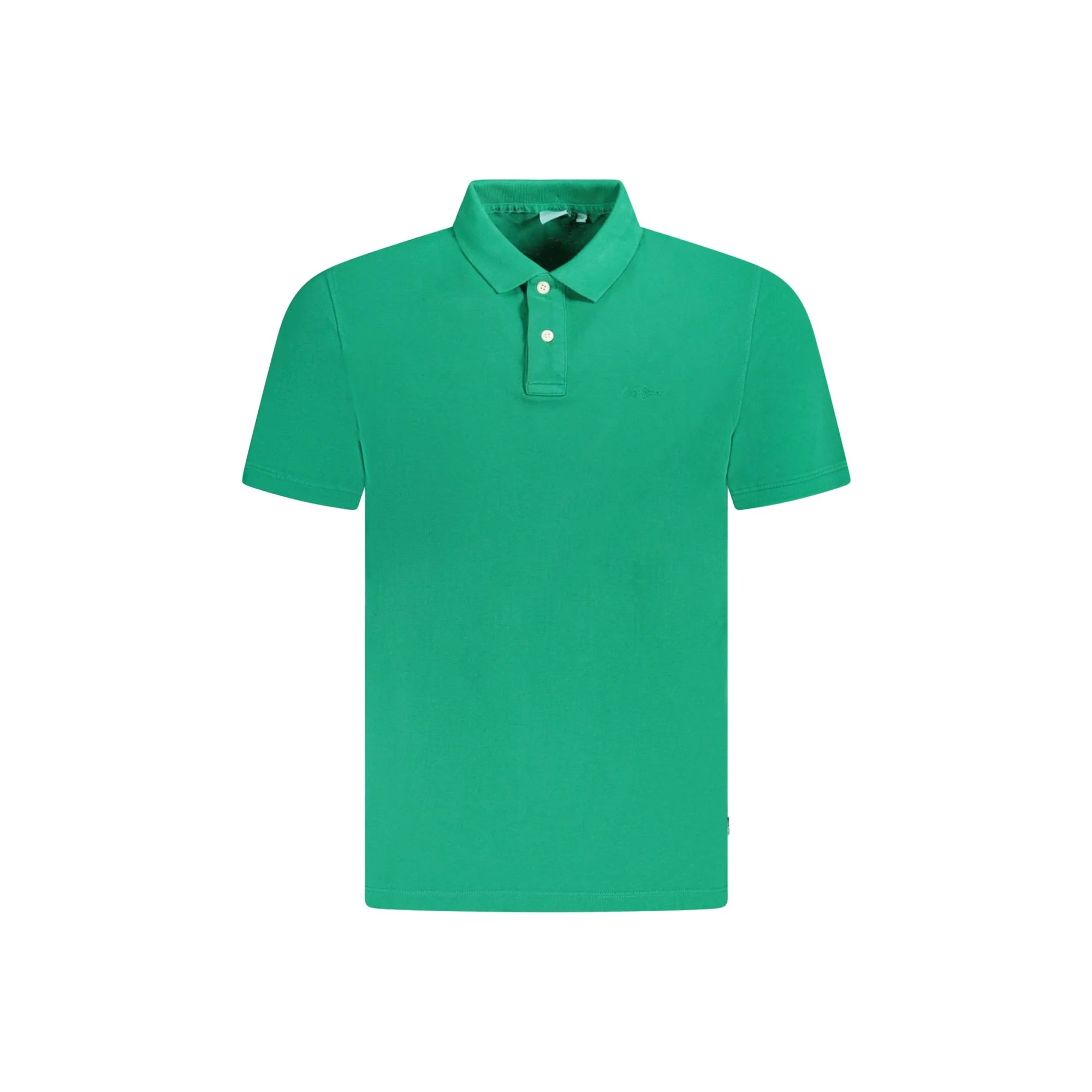 PEPE JEANS POLO MANICHE CORTE UOMO VERDE